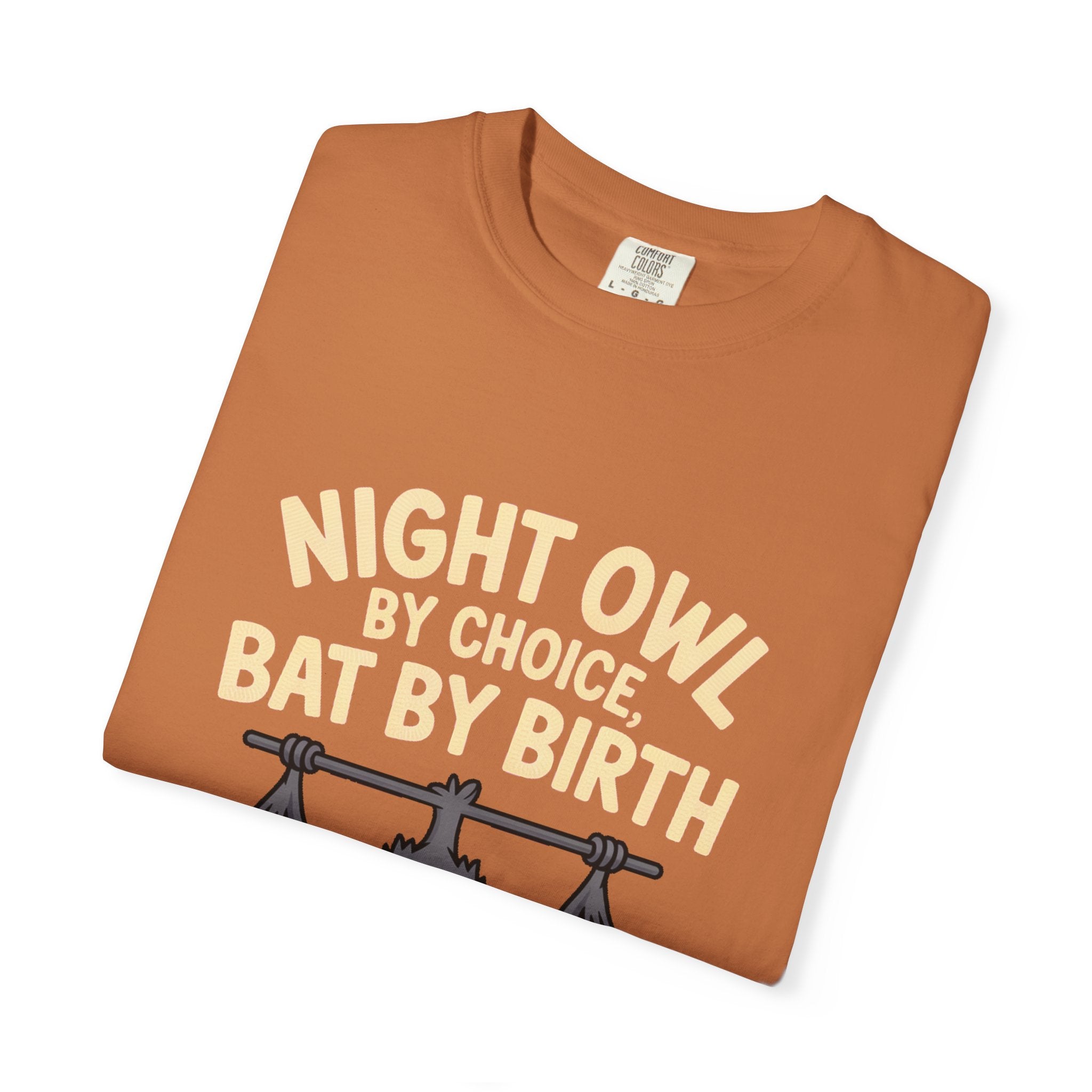 Night Owl By Choice Bat Shirt, Funny Bat T-Shirt, Cute Bat Wearing Sunglasses Tee, Halloween Gift for Night Owls