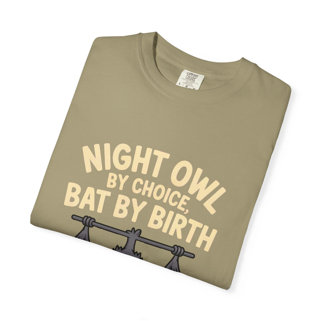 Night Owl By Choice Bat Shirt, Funny Bat T-Shirt, Cute Bat Wearing Sunglasses Tee, Halloween Gift for Night Owls