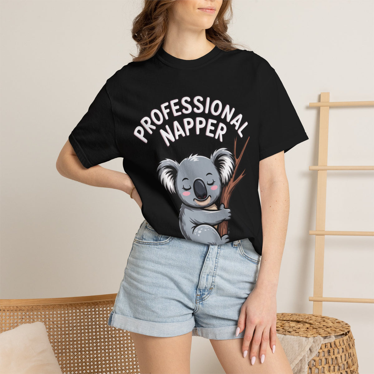 Professional Napper Koala Shirt, Funny Koala T-Shirt, Cute Sleepy Animal Tee, Nap Lover Gift, Cozy Koala Graphic Tee