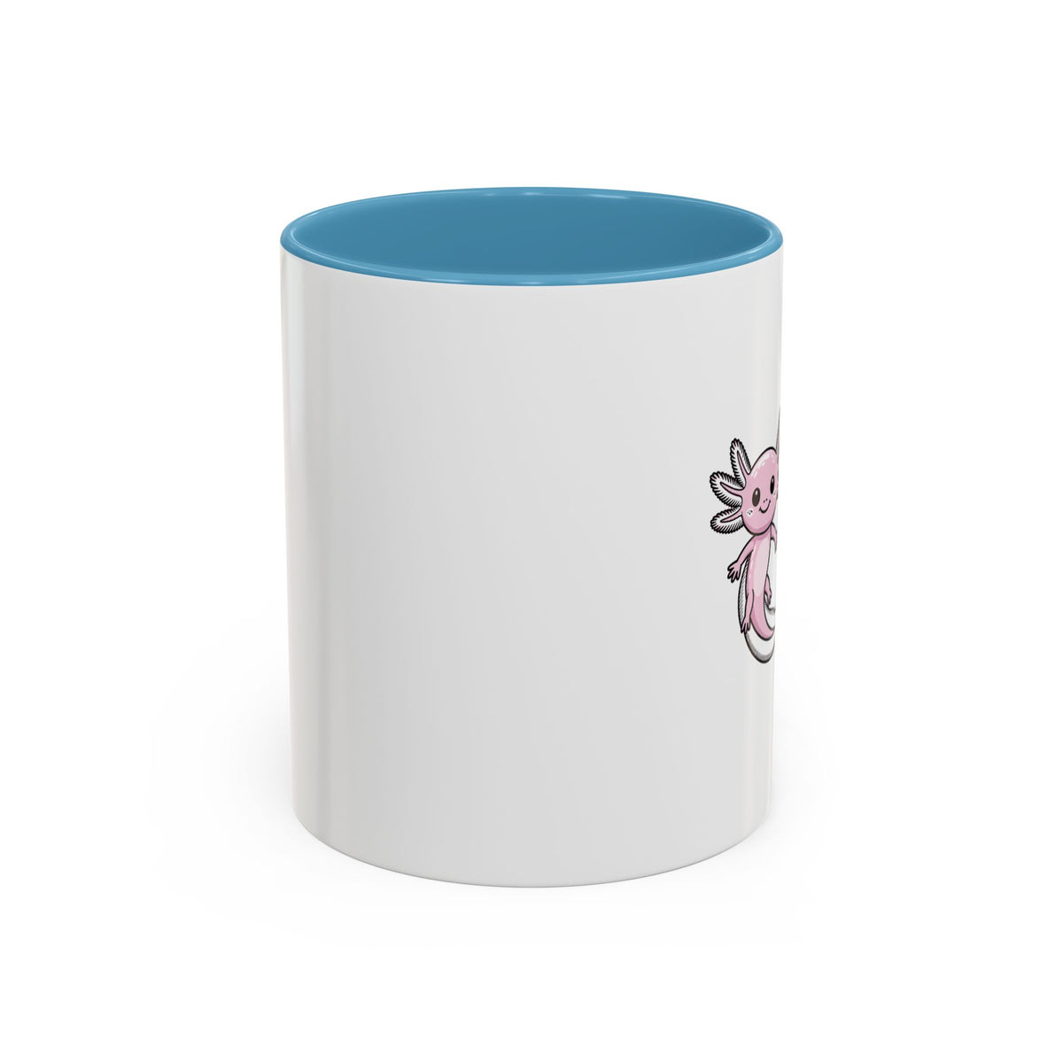 Cute Axolotl Mug, Smiling Axolotl Coffee Cup, Kawaii Axolotl Gift, Cute Animal Lover Mug, Aquatic Pet Mug for Her