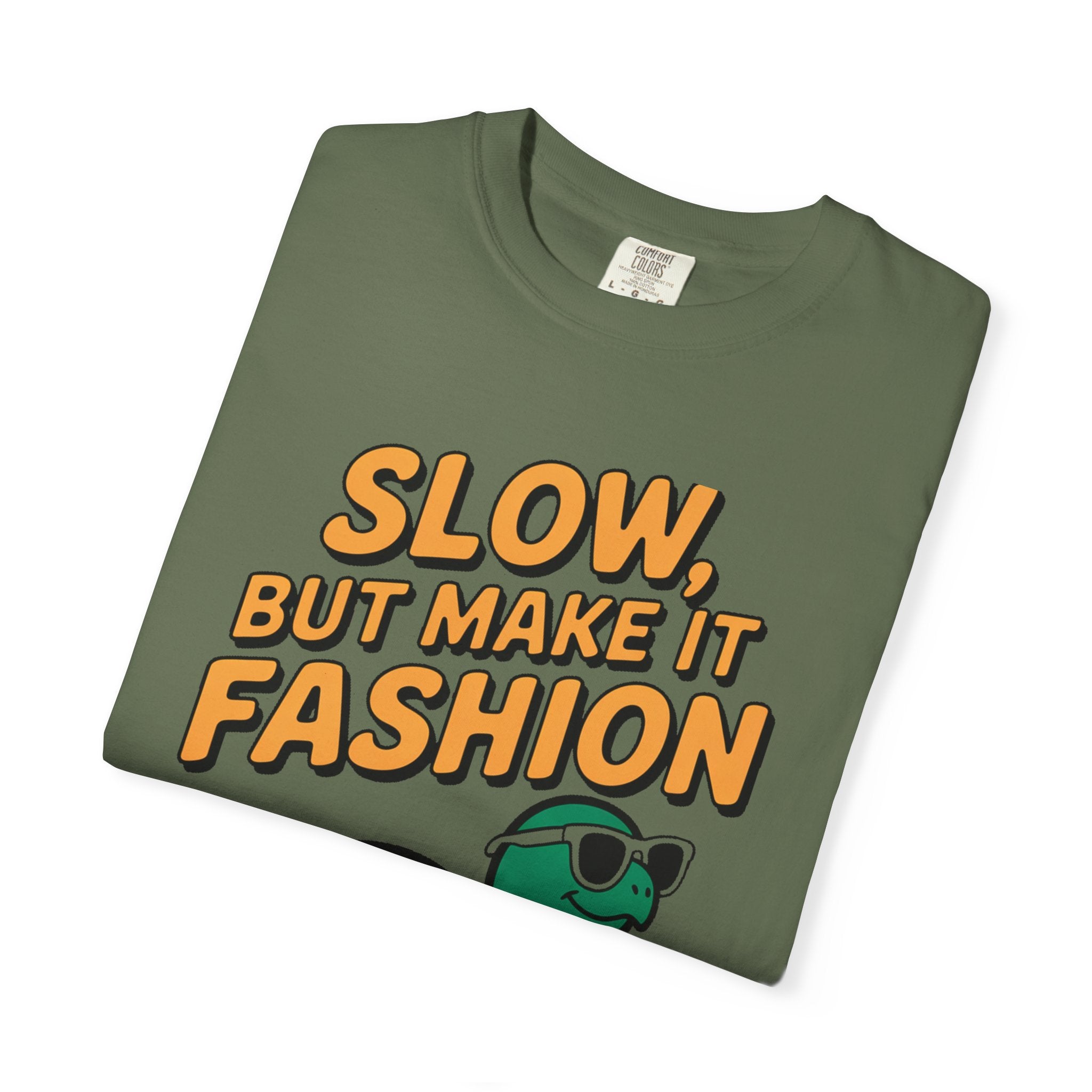 Slow But Fashion Turtle Shirt, Funny Turtle Sunglasses T-Shirt, Cute Turtle Lover Gift, Sarcastic Animal Tee