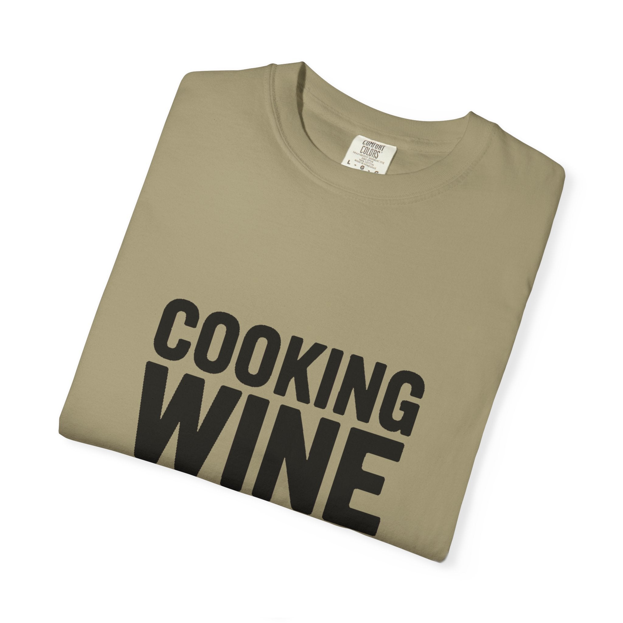 Cooking Wine Still Counts Shirt, Funny Wine Lover T-Shirt, Sarcastic Kitchen Quote Tee, Gift for Wine Drinkers