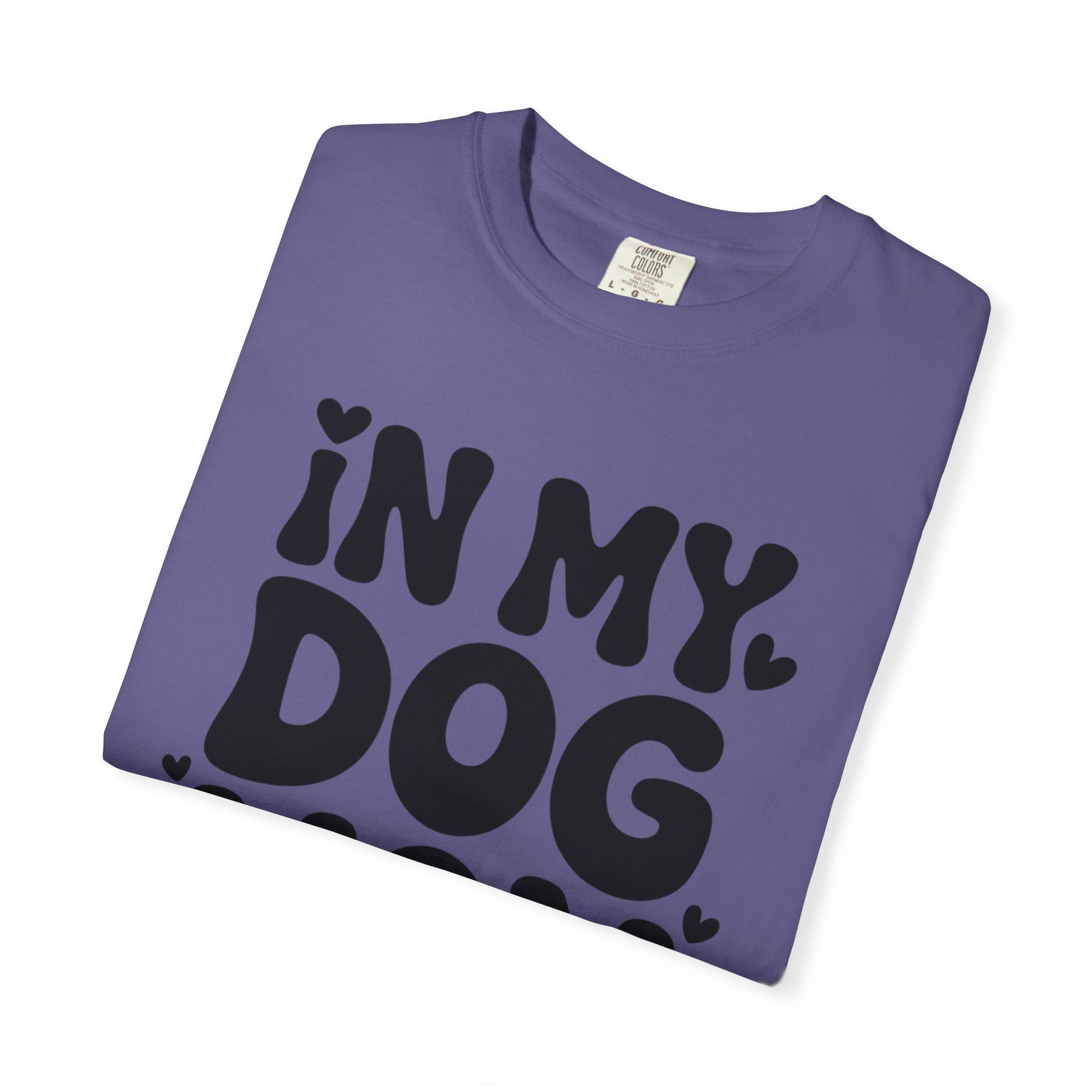 In My Dog Mom Era Shirt, Trendy Dog Mom T-Shirt, Funny Dog Lover Gift, Bold Typography Tee for Women, Cute Paw Print Heart Shirt