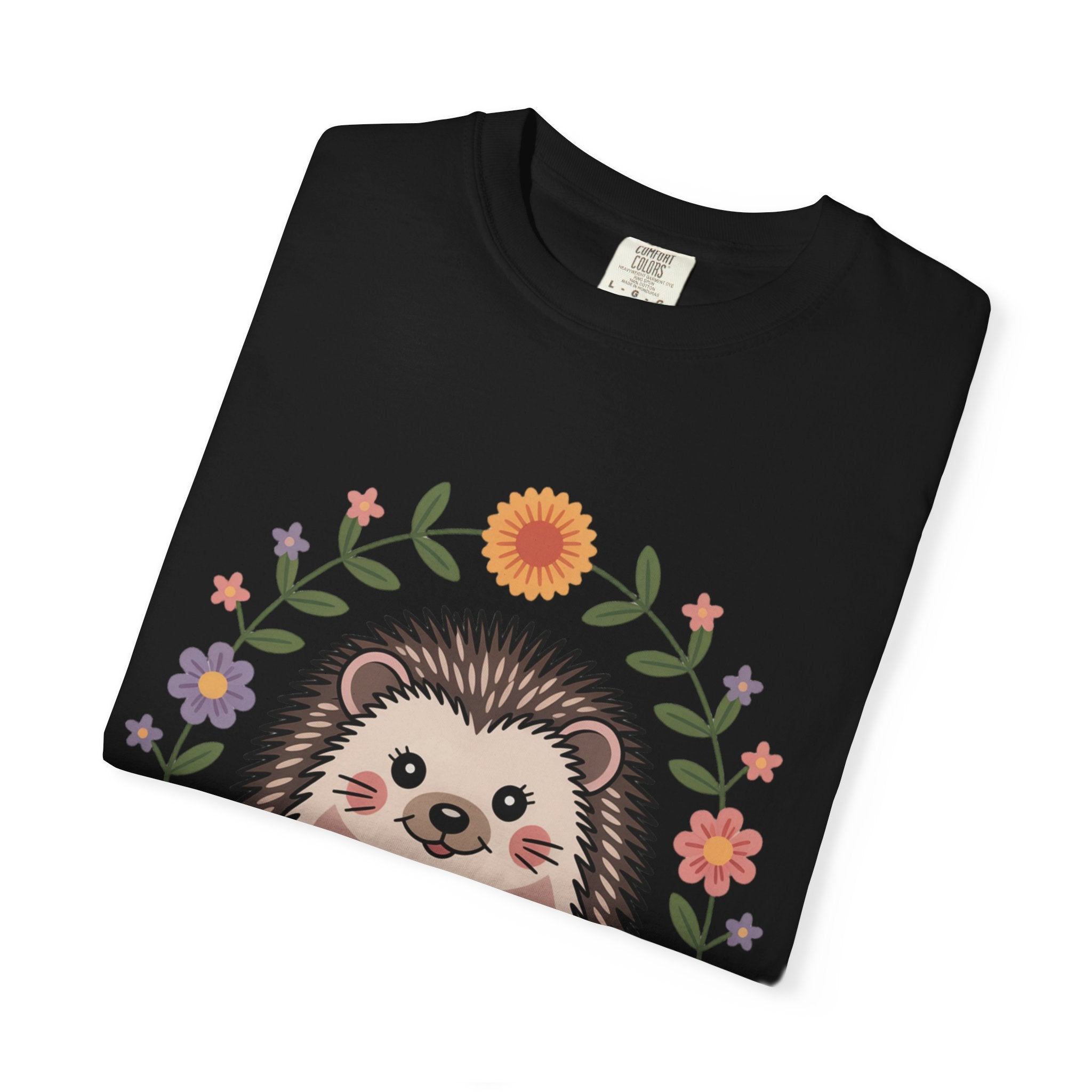 Floral Hedgehog T-Shirt