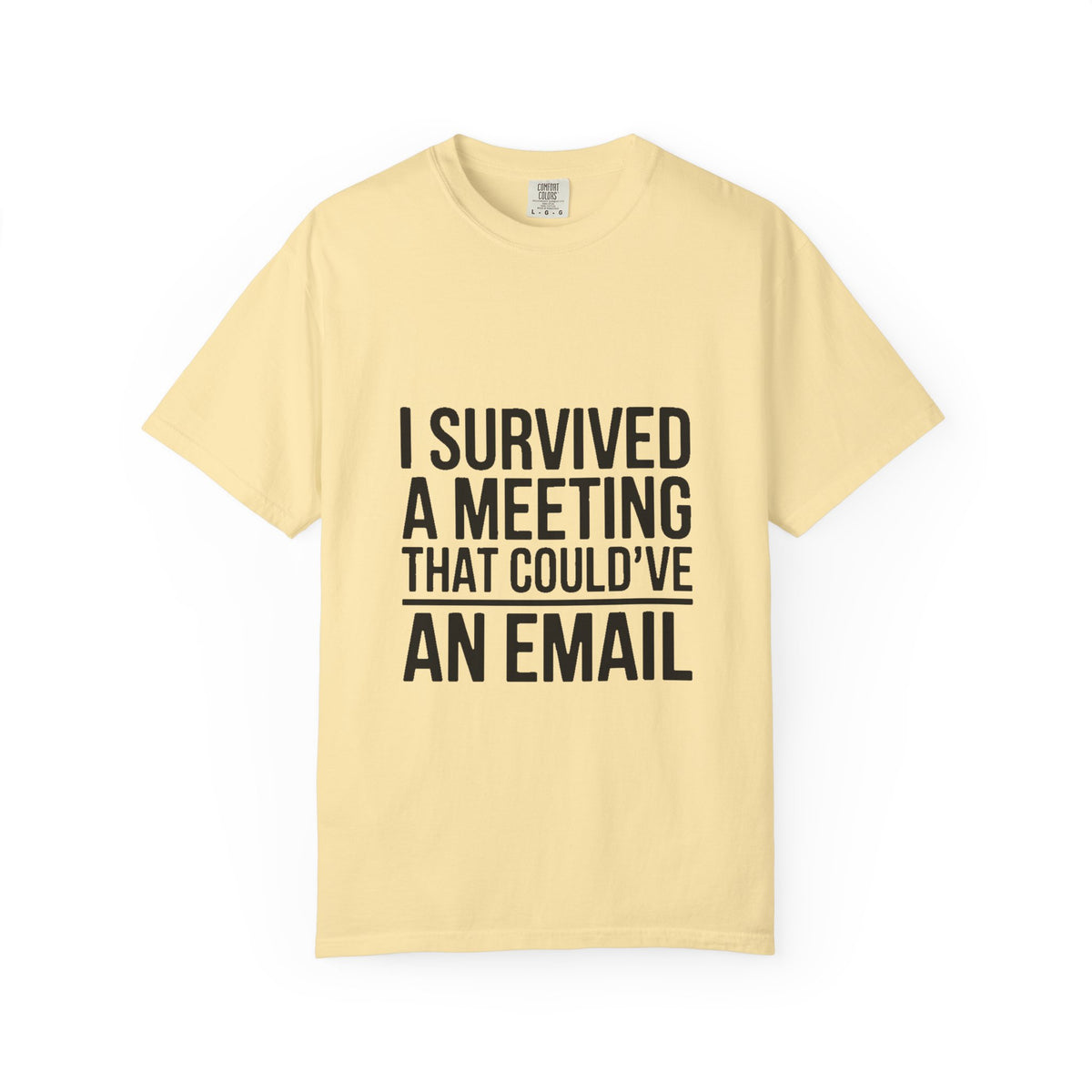I Survived A Meeting That Could've Been An Email Shirt, Funny Office T-Shirt, Sarcastic Coworker Gift, Corporate Humor Tee