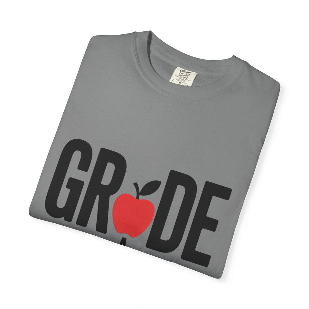 Grade A Teacher Shirt, Funny Apple Teacher T-Shirt, Cute Teacher Appreciation Gift, Back to School Tee for Teacher