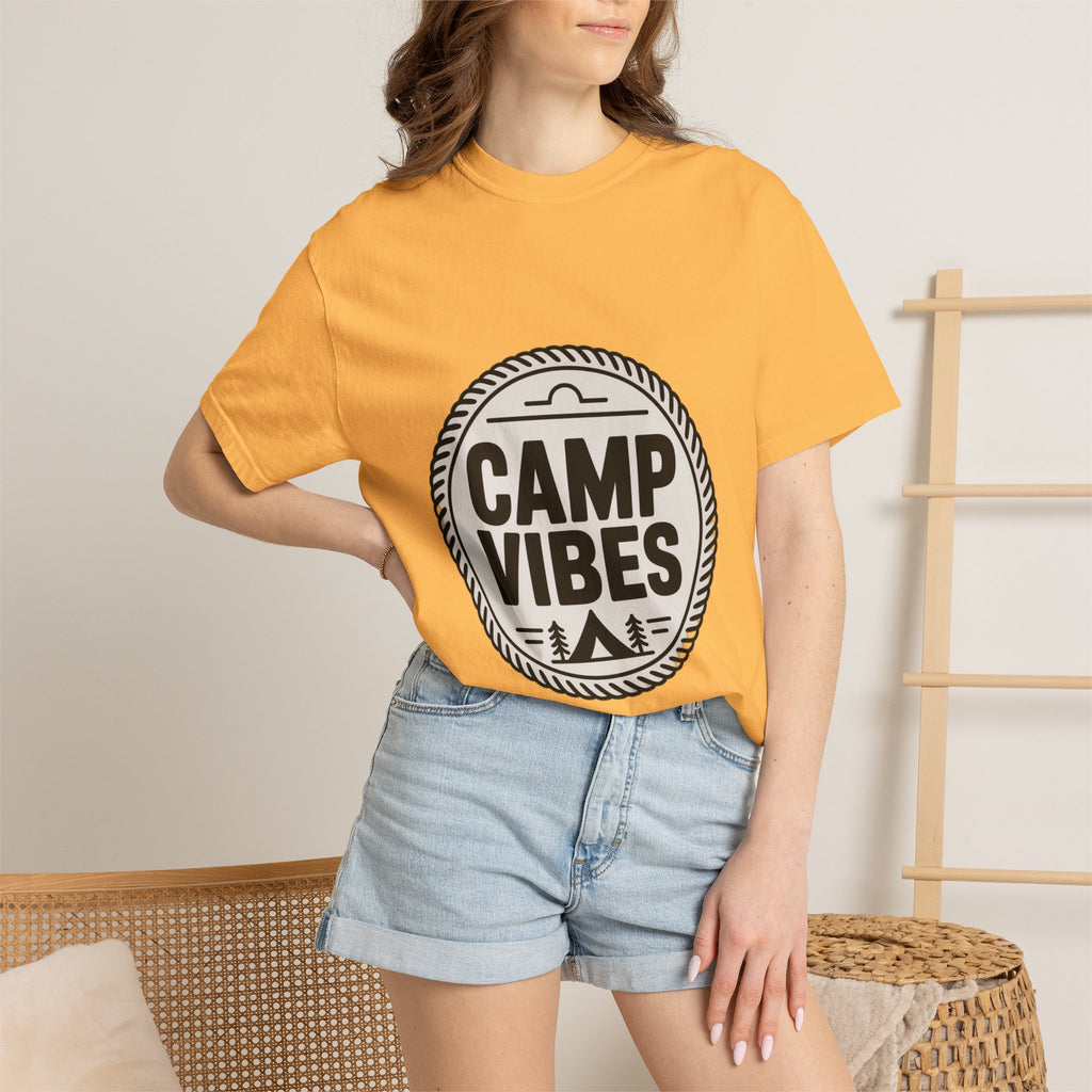 Coin Badge Camp Vibes T-Shirt