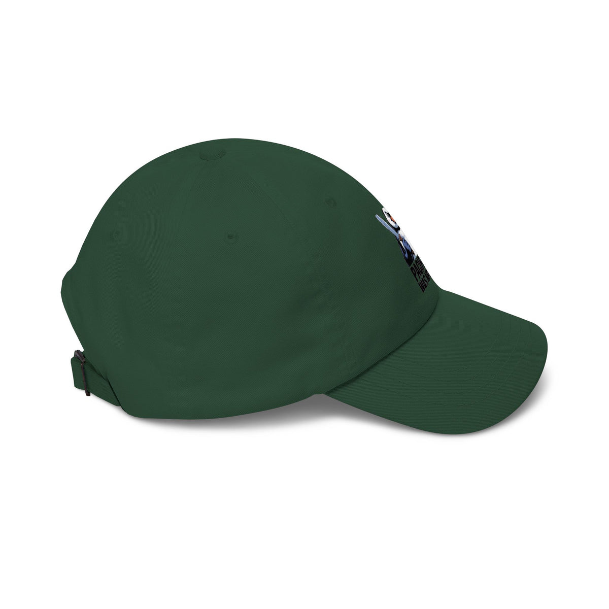 Funny Penguin Dad Hat, Pacifism Was Never An Option Cap, Sarcastic Penguin Embroidered Hat, Funny Animal Gift