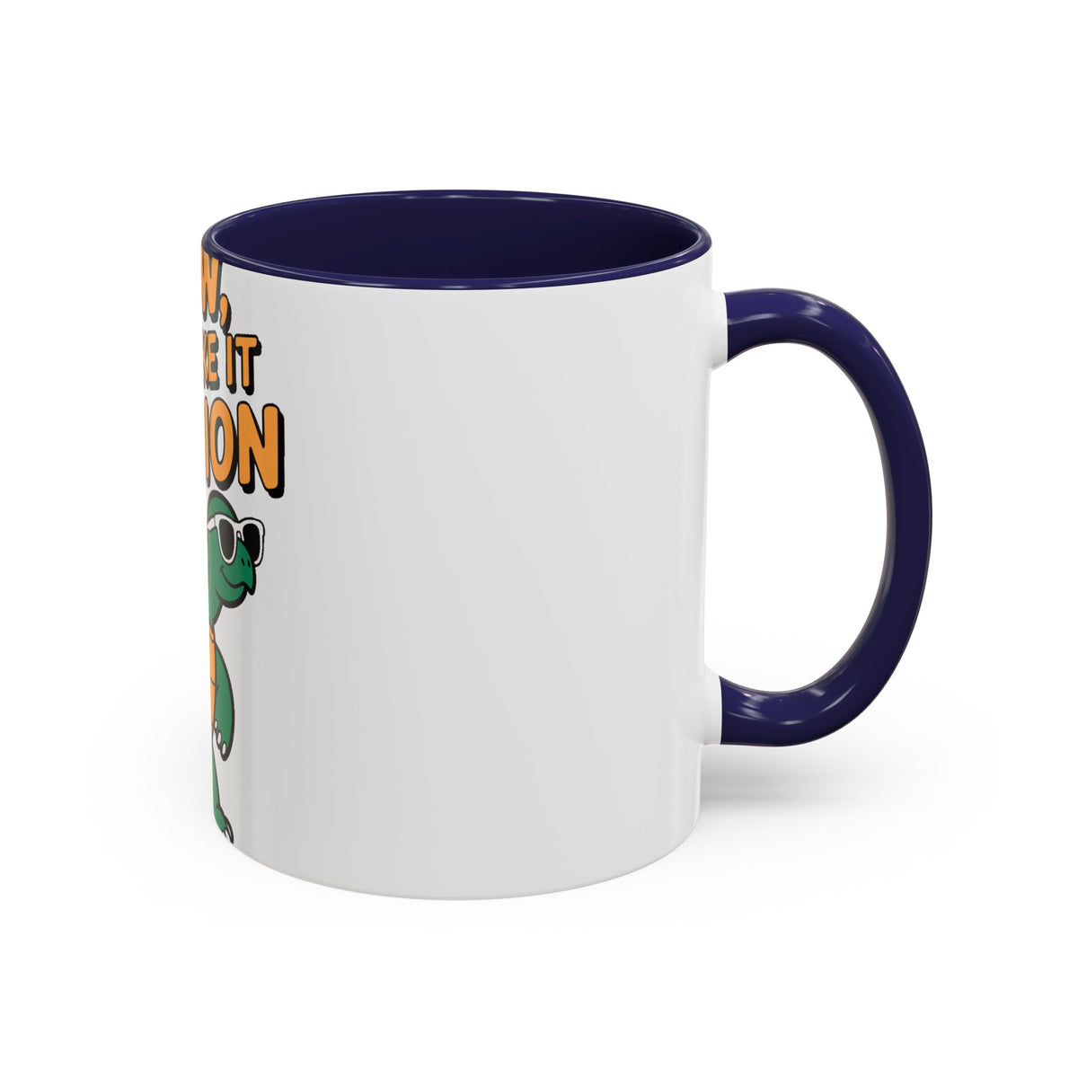 Slow But Fashion Turtle Mug, Funny Sunglasses Turtle Coffee Cup, Cute Turtle Lover Gift, Sassy Animal Mug for Coffee Tea Lovers