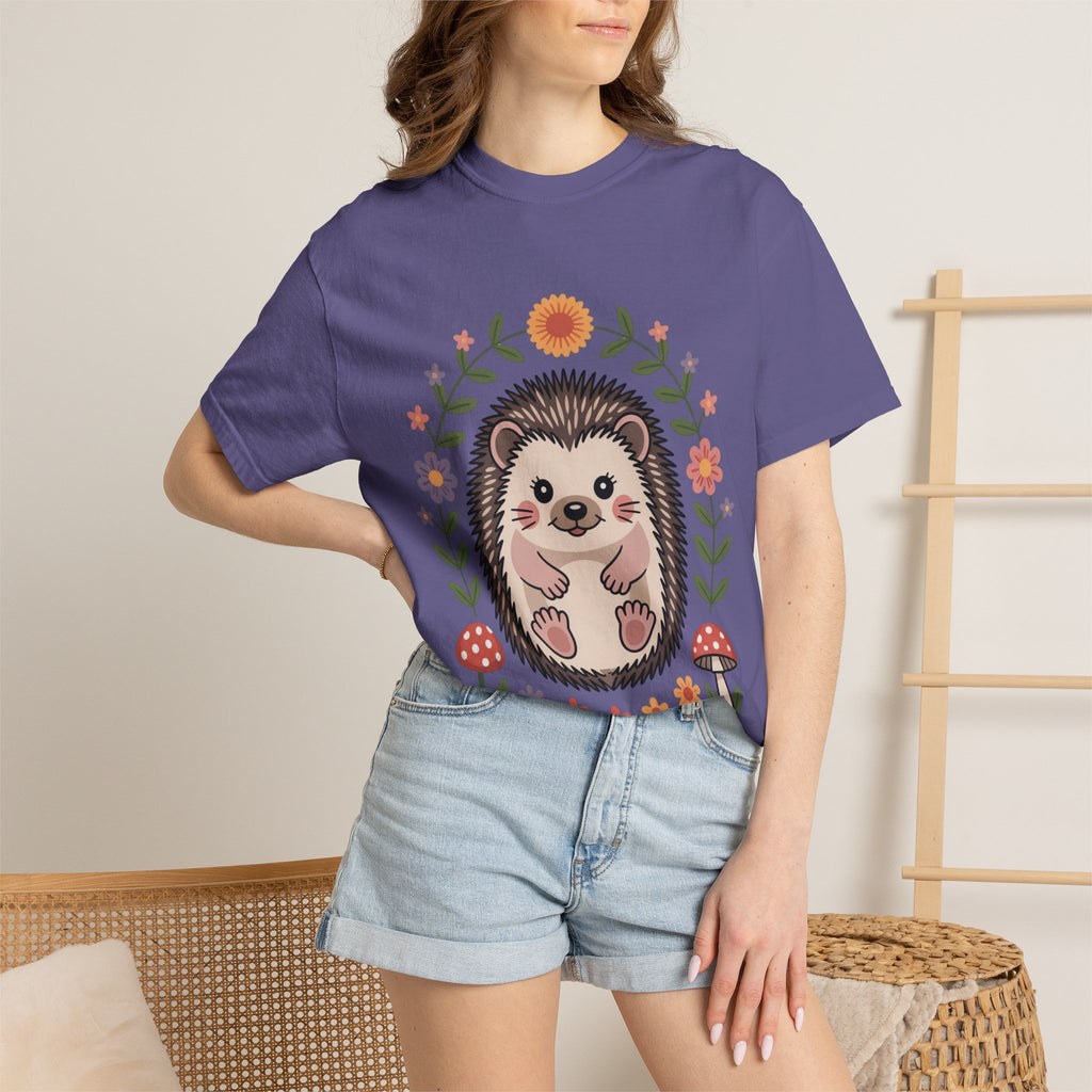Floral Hedgehog T-Shirt