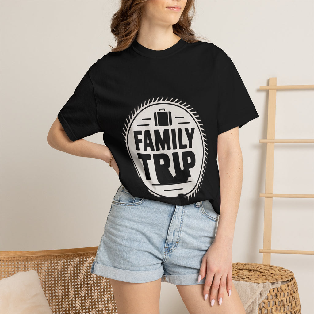 Coin Badge Family Trip T-Shirt