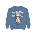 Guinea Pig Squeaking Through Adulthood Sweatshirt, Funny Guinea Pig Crewneck, Cute Adulting Sweatshirt, Guinea Pig Lover Gift