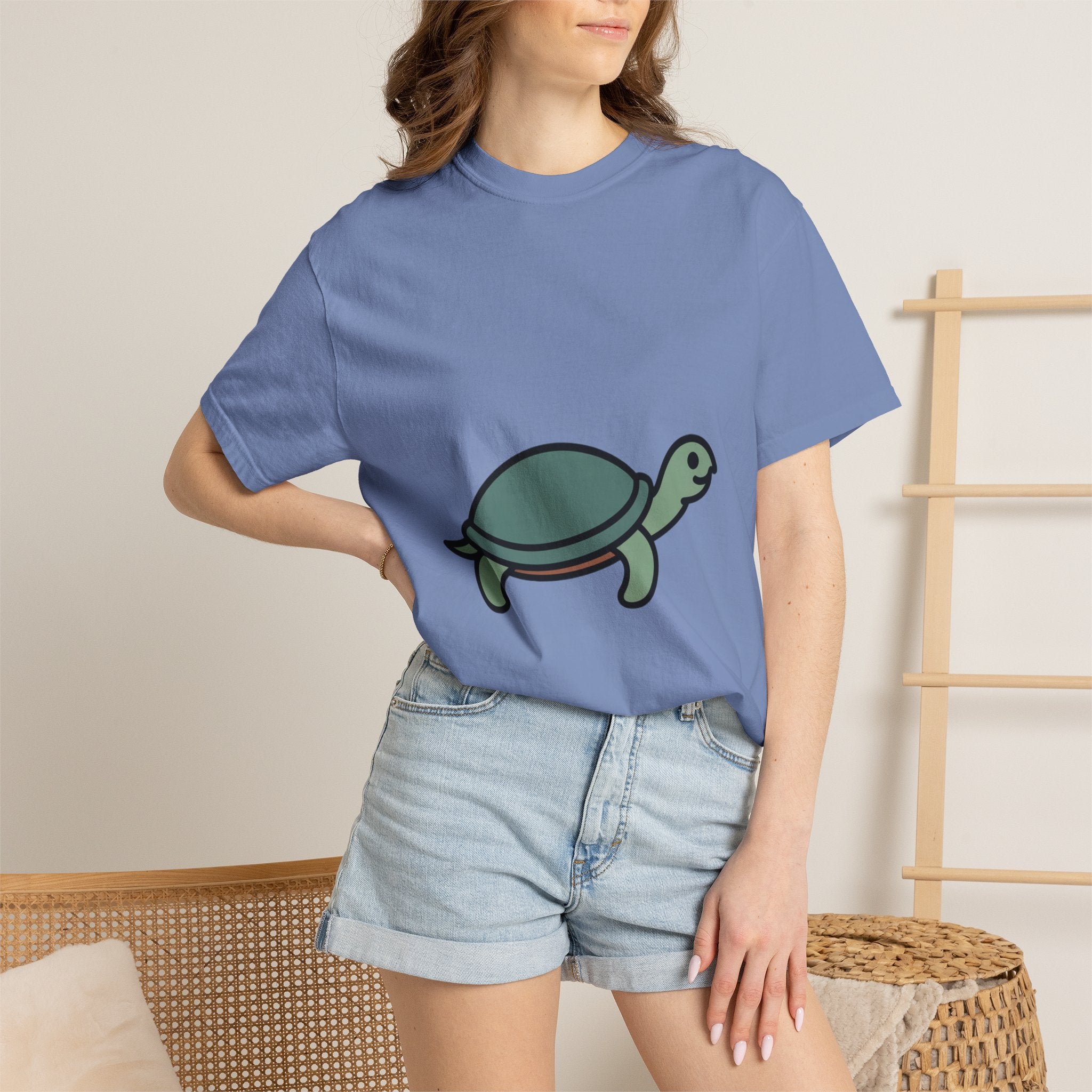 Line Art Turtle T-Shirt
