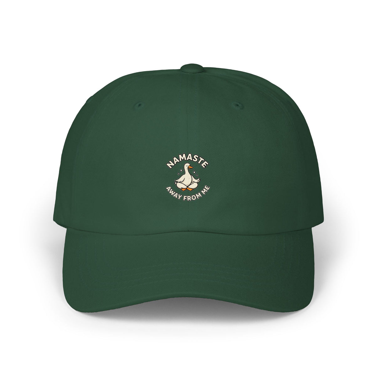 Dad Cap — "Namaste Bitches" Yoga Hand Gesture Embroidered Hat
