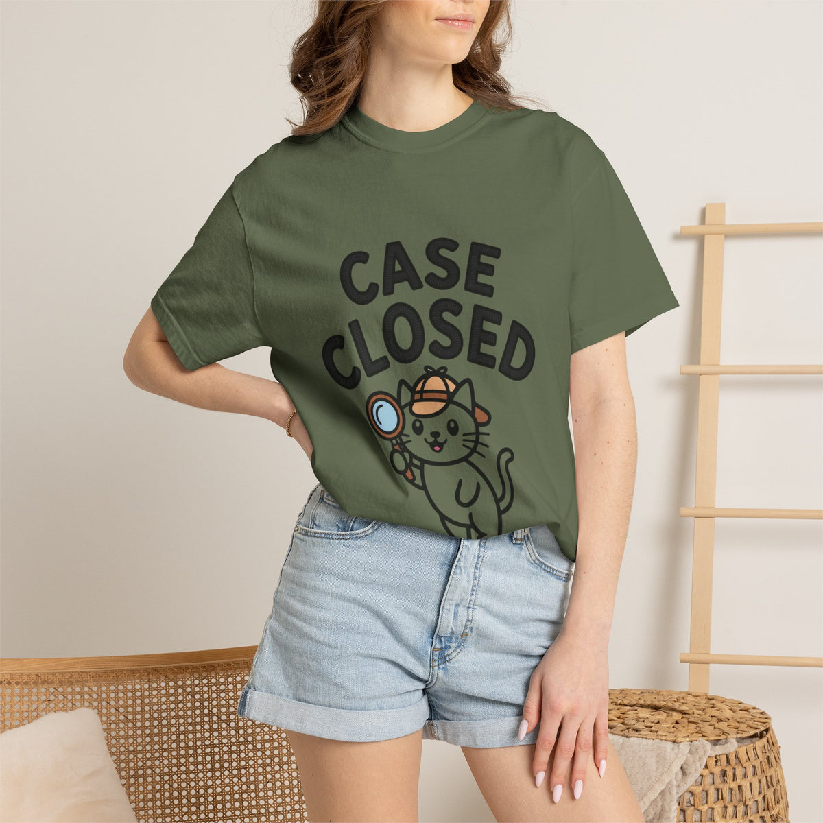 Case Closed Cat Detective T-Shirt