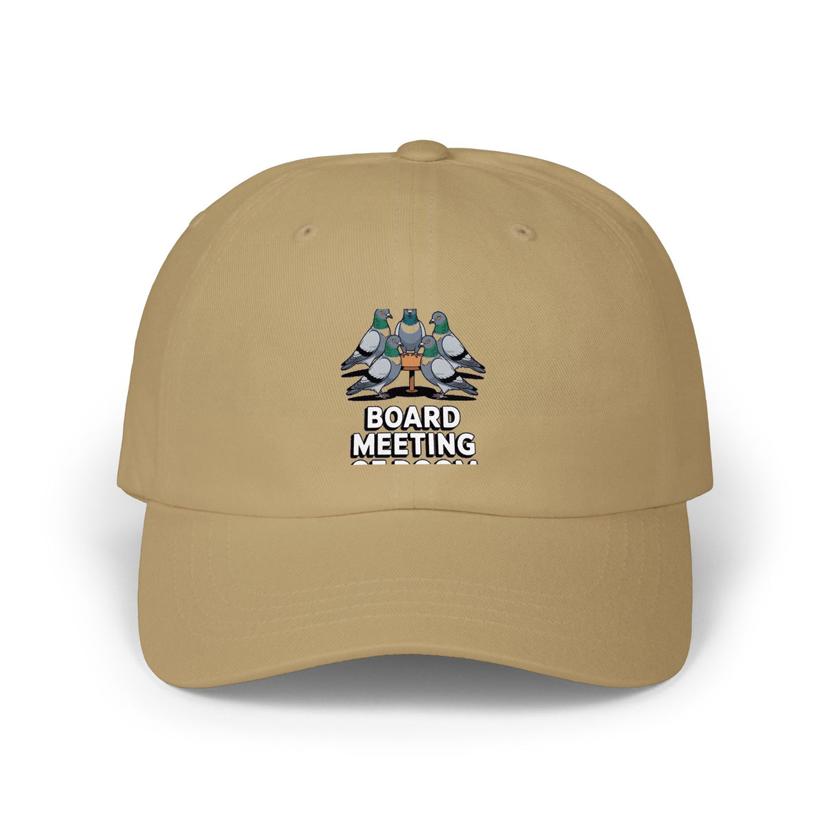 Board Meeting Of Doom Pigeons Dad Cap, Funny Pigeon Embroidered Hat, Office Humor Cap, Funny Bird Lover Gift, Unstructured 6-Panel Cap