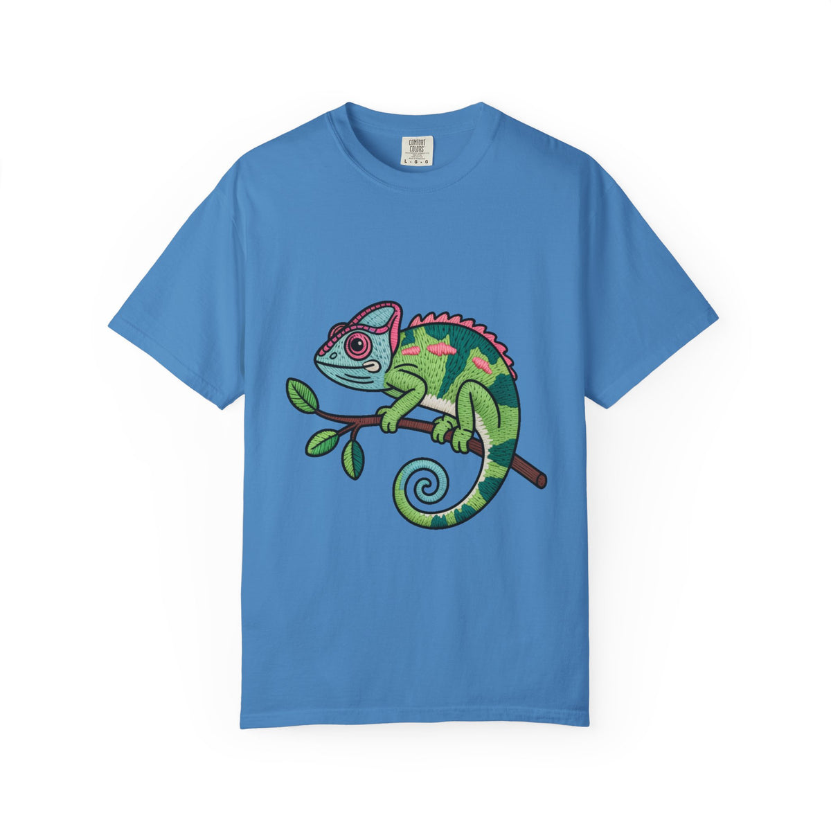 Cute Chameleon Shirt, Chameleon On A Branch T-Shirt, Cartoon Reptile Lover Gift, Funny Chameleon Tee