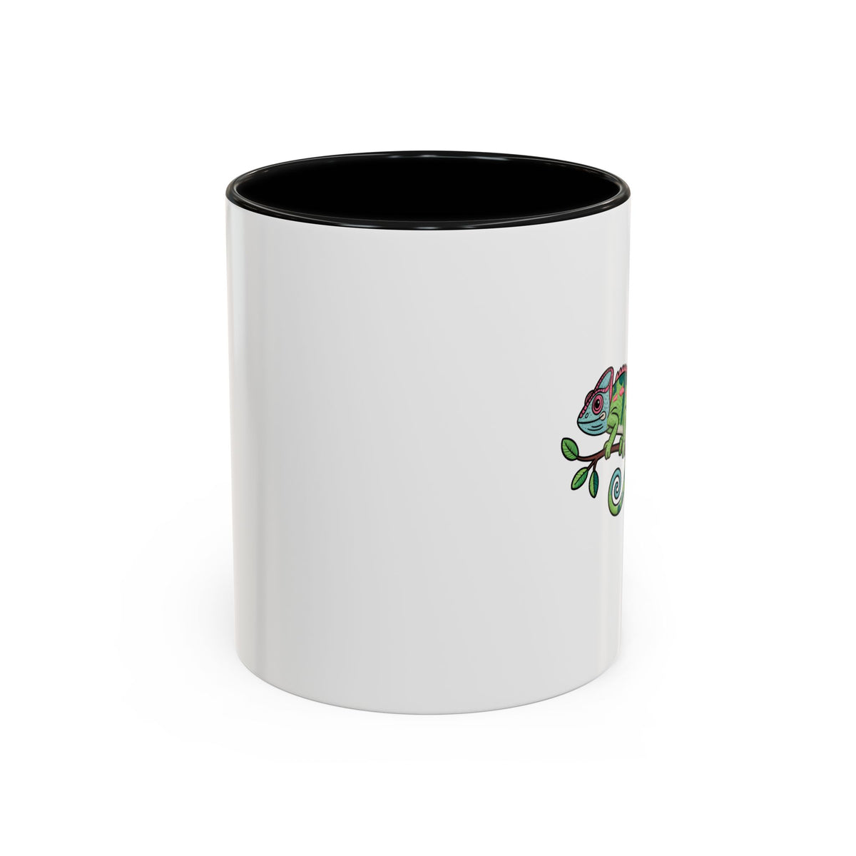 Cute Chameleon Mug, Cartoon Reptile Coffee Cup, Chameleon Lover Gift, Funny Lizard Ceramic Mug