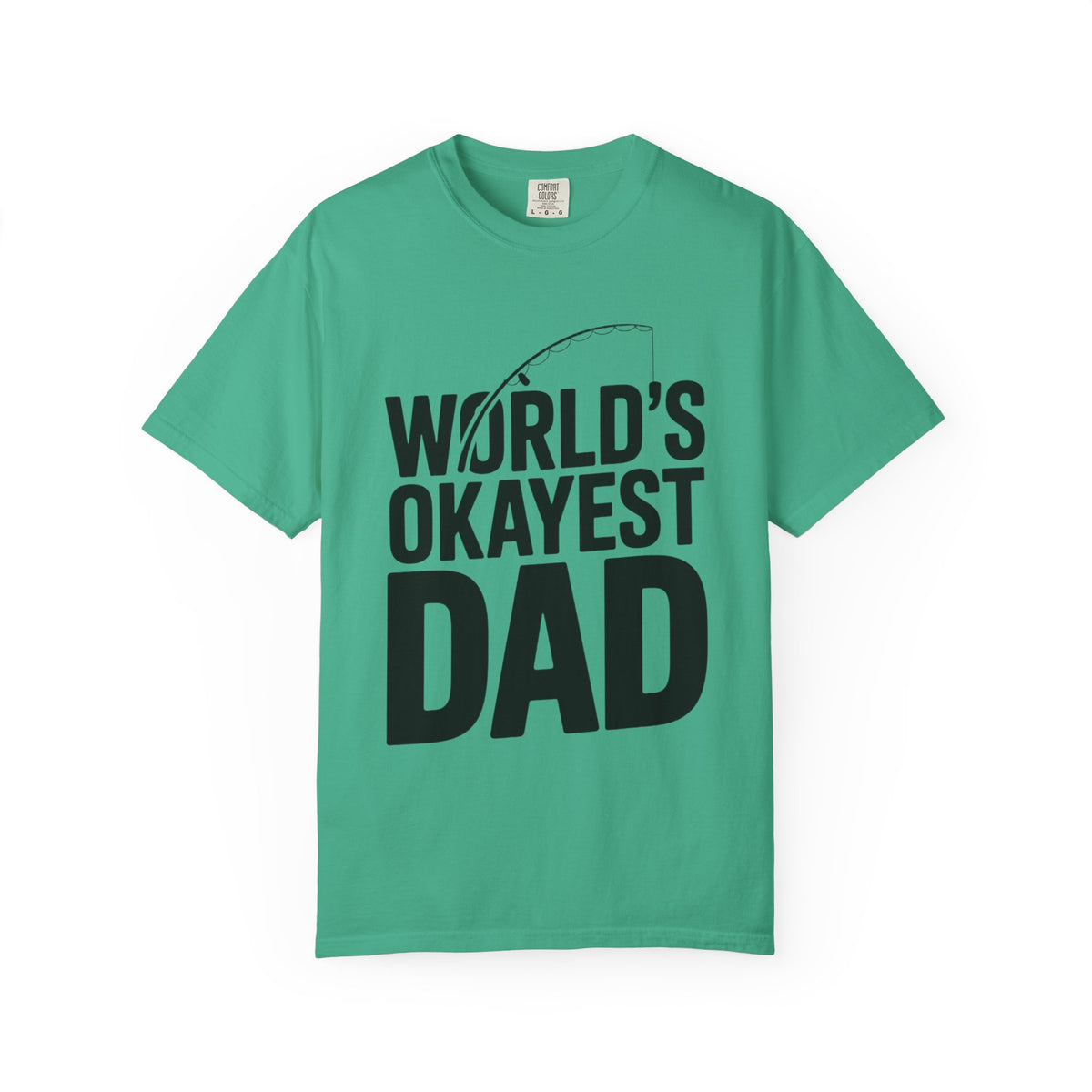 World's Okayest Dad Shirt, Funny Fishing Dad T-Shirt, Fathers Day Gift, Funny Dad Gift From Kids, Sarcastic Dad Tee