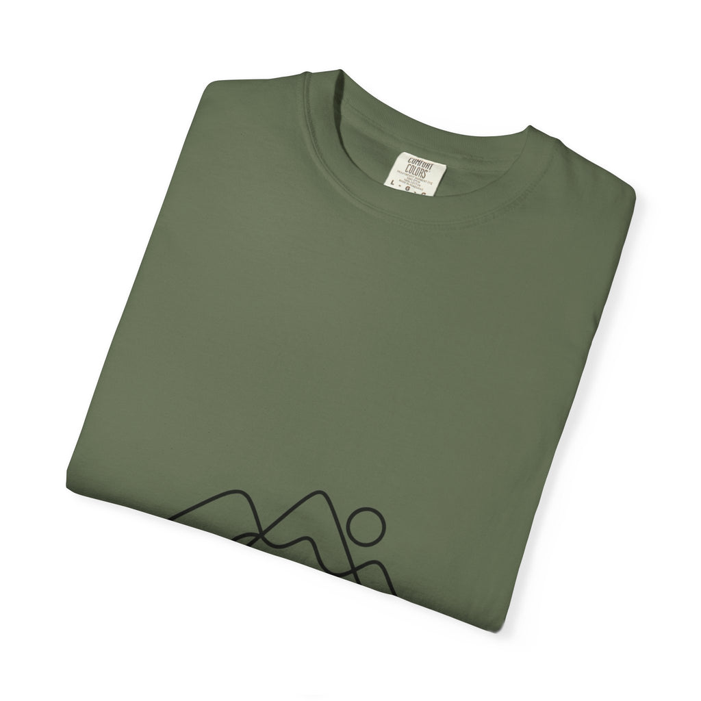Line Art Mountain Range T-Shirt