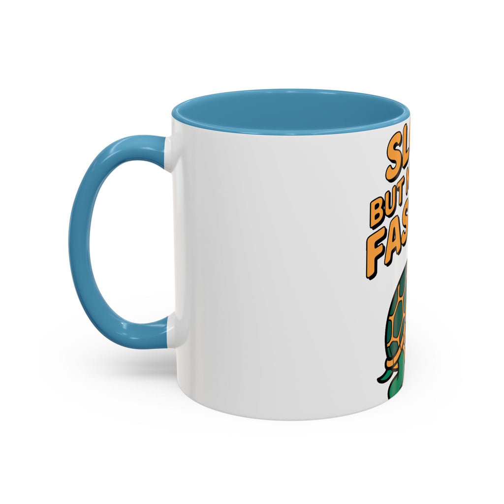 Slow But Fashion Turtle Mug, Funny Sunglasses Turtle Coffee Cup, Cute Turtle Lover Gift, Sassy Animal Mug for Coffee Tea Lovers