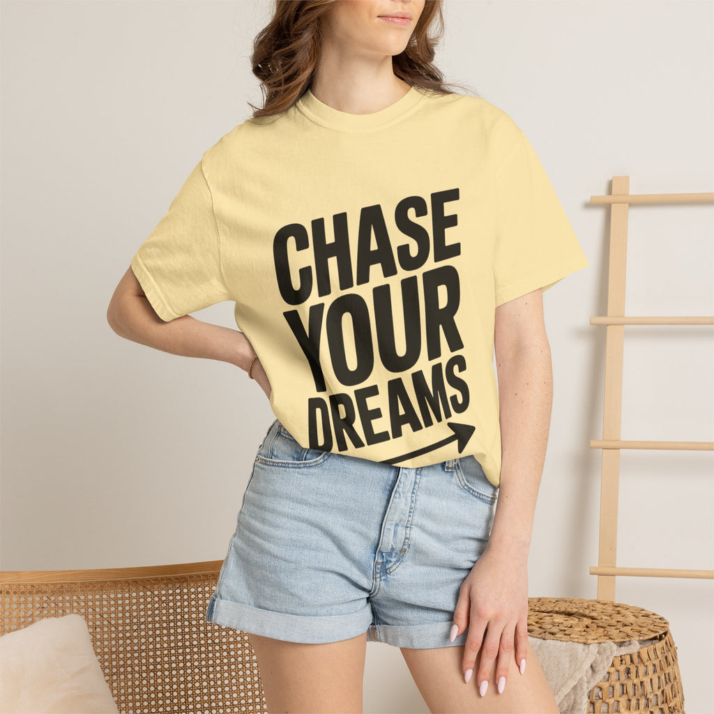 Chase Your Dreams Typography T-Shirt
