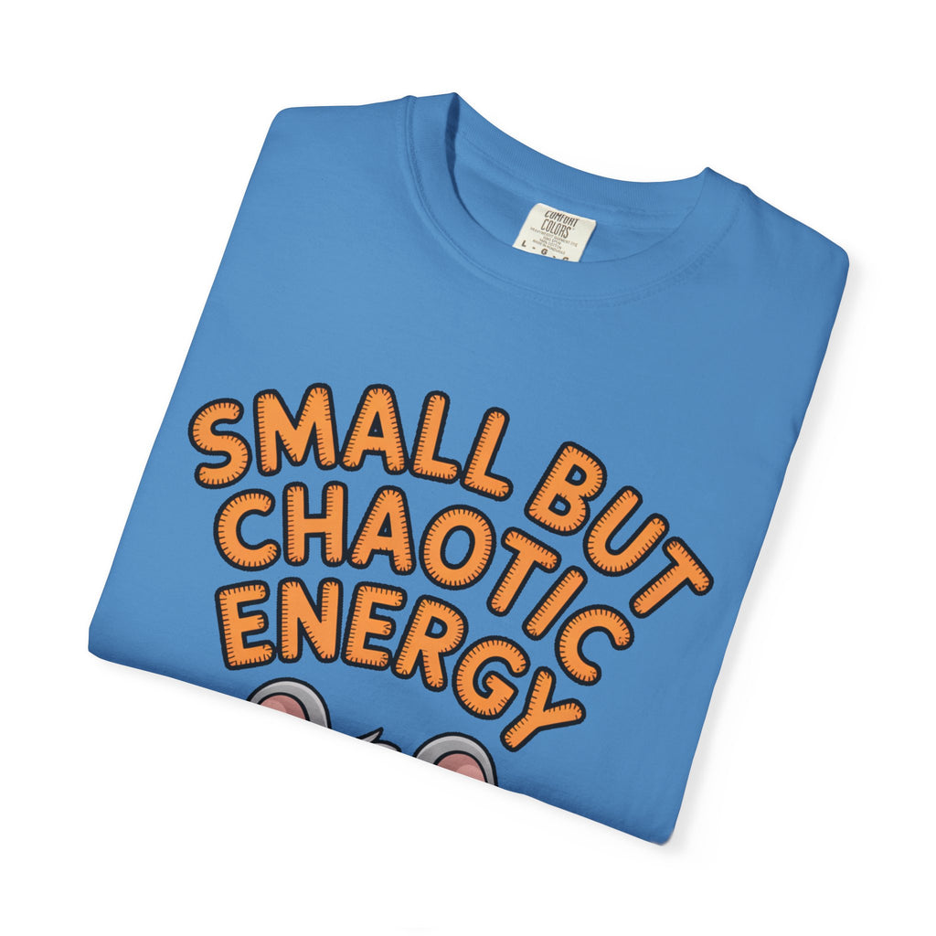 Small But Chaotic Energy Mouse Shirt, Funny Mouse T-Shirt, Cute Cartoon Animal Tee, Sarcastic Gift for Her