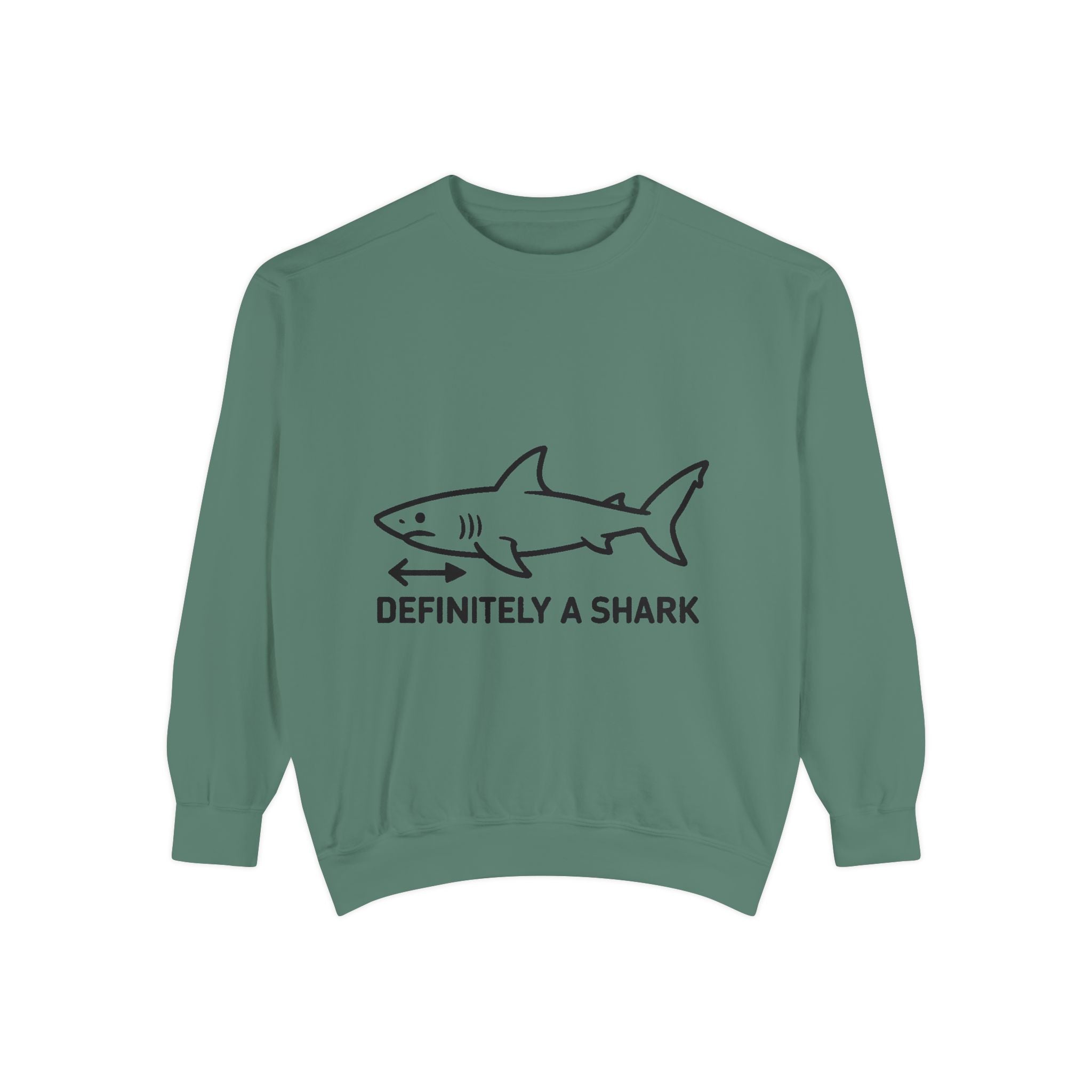Definitely A Shark Diagram Sweatshirt, Funny Meme Crewneck, Deadpan Textbook Diagram Shirt, Shark Lover Gift, Sarcastic Sweatshirt