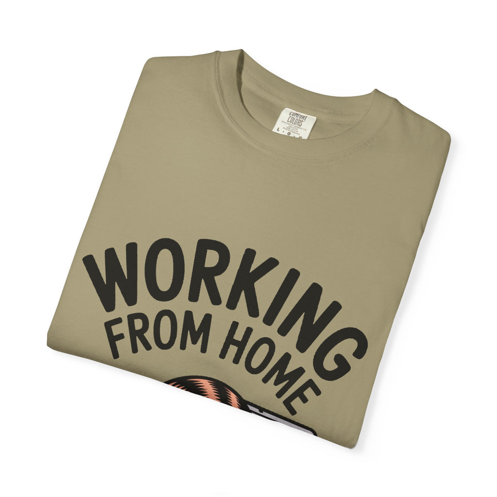 Working From Home Cat Shirt, Funny Cat Lover T-Shirt, Cute Cat Keyboard Tee, Remote Work Gift, WFH Cat Lover Graphic Shirt