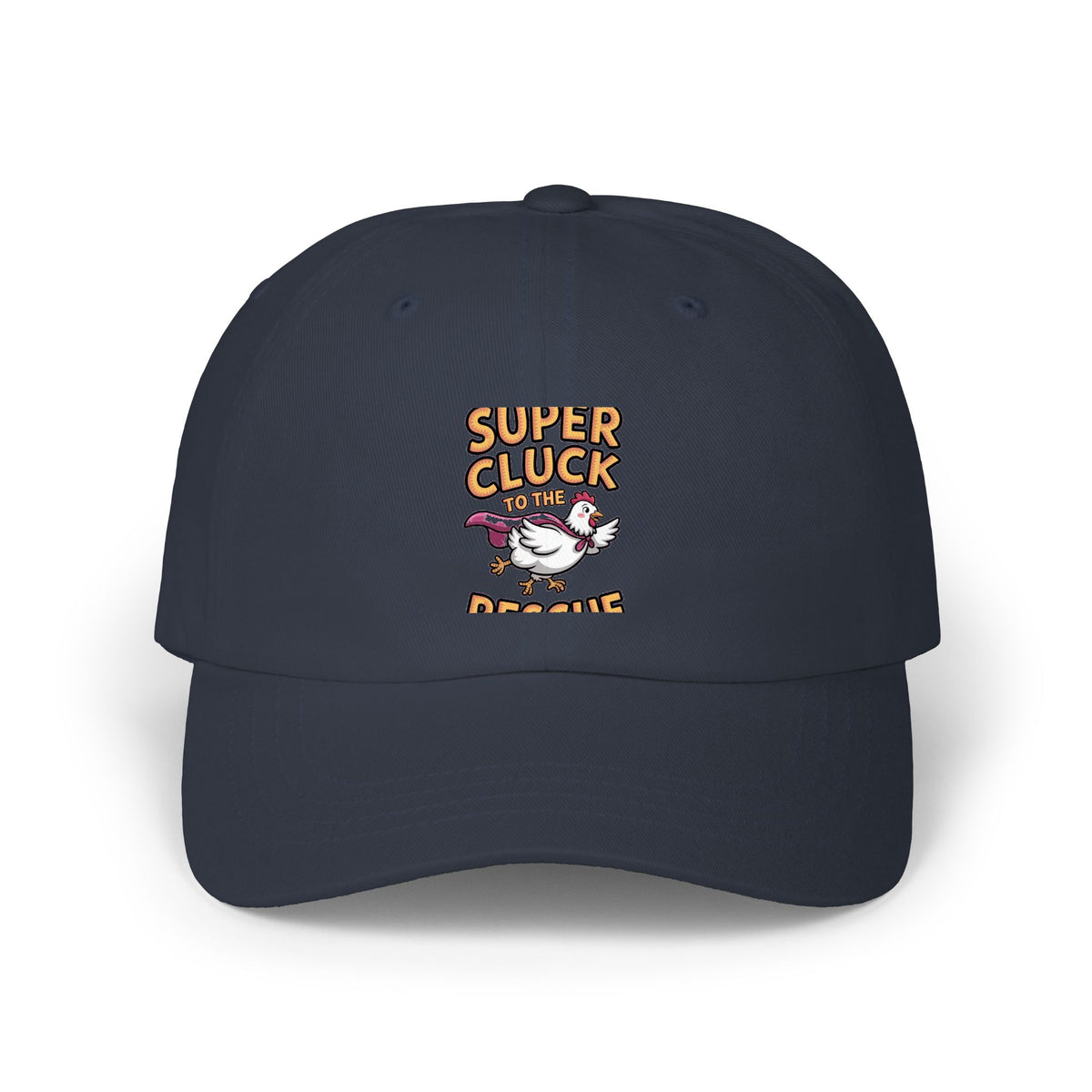 Super Cluck Chicken Dad Hat, Funny Superhero Chicken Cap, Cute Farm Animal Embroidered Hat, Chicken Lover Gift Cap