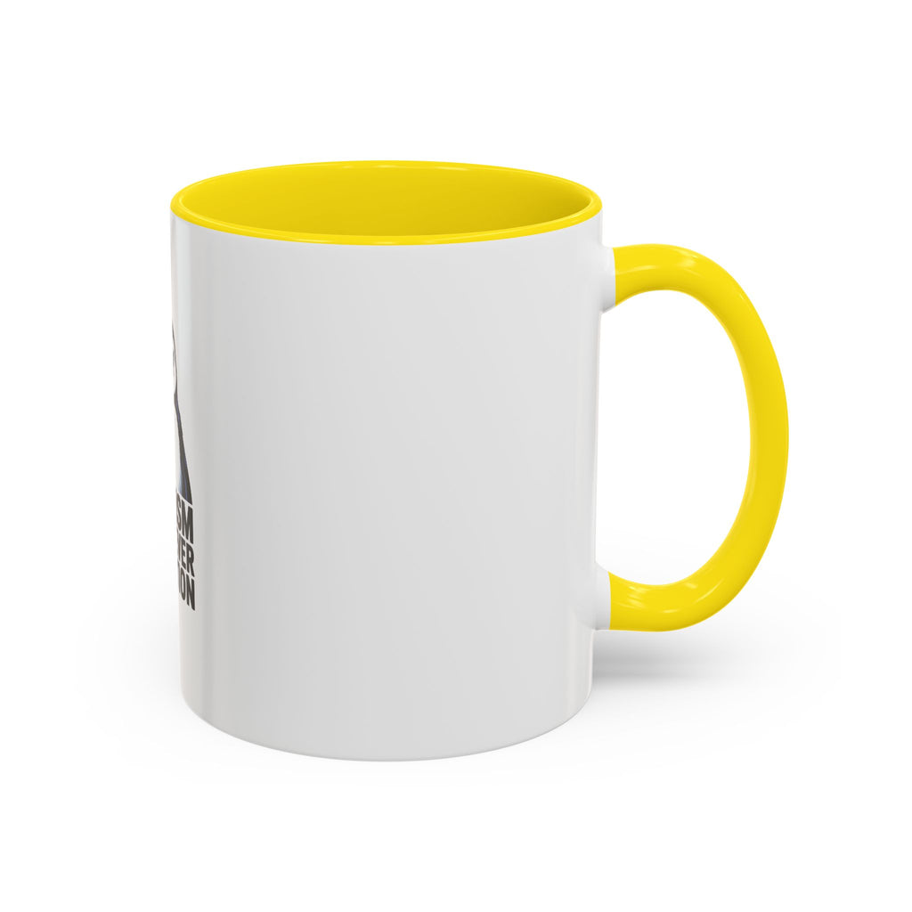 Funny Penguin Mug, Pacifism Was Never An Option, Sarcastic Bird Lover Gift, Vintage Poster Style Coffee Mug, Funny Office Cup