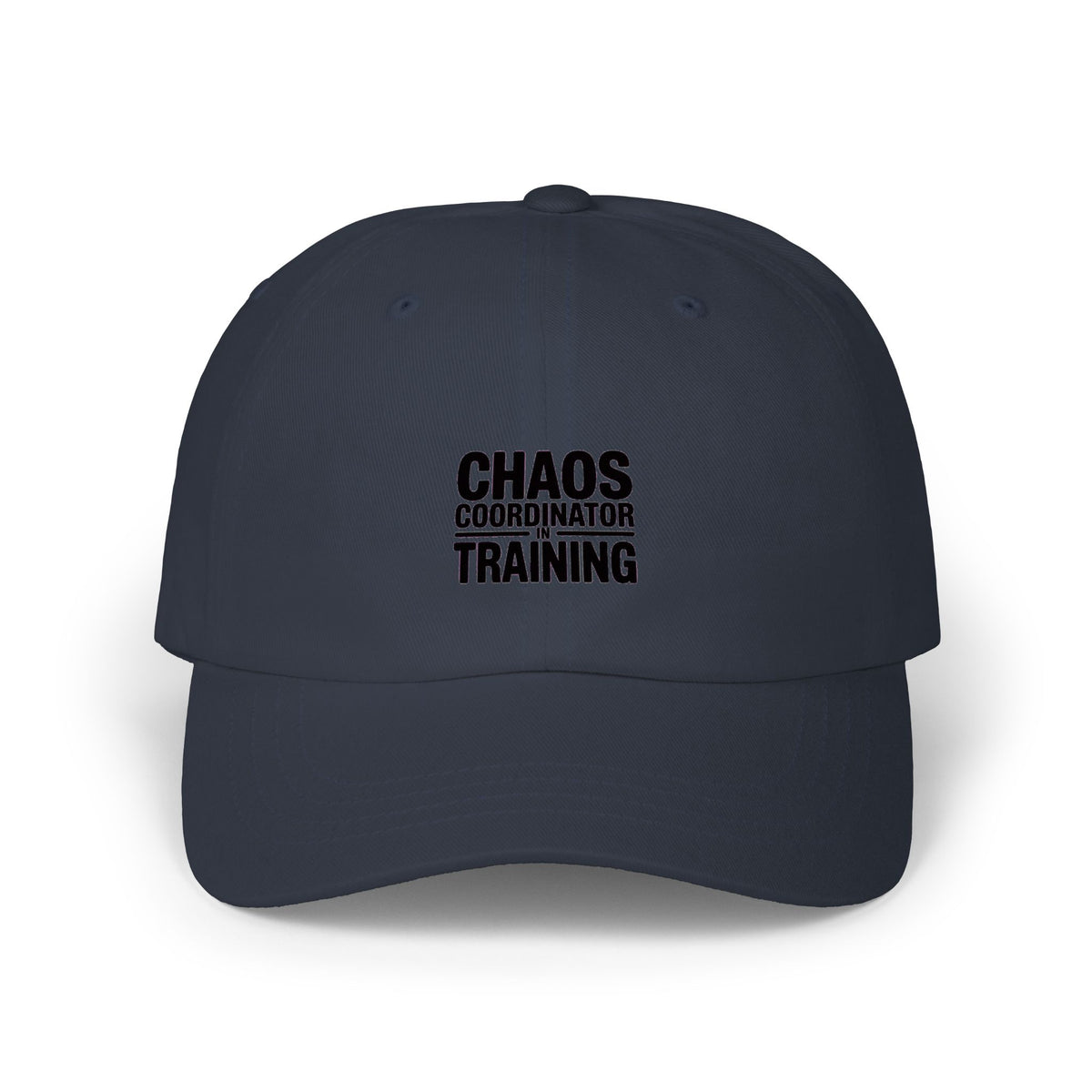 Chaos Coordinator In Training Dad Cap, Funny Embroidered Hat, Mom Life Cap, Sarcastic Gift for Parents, Unstructured Baseball Cap
