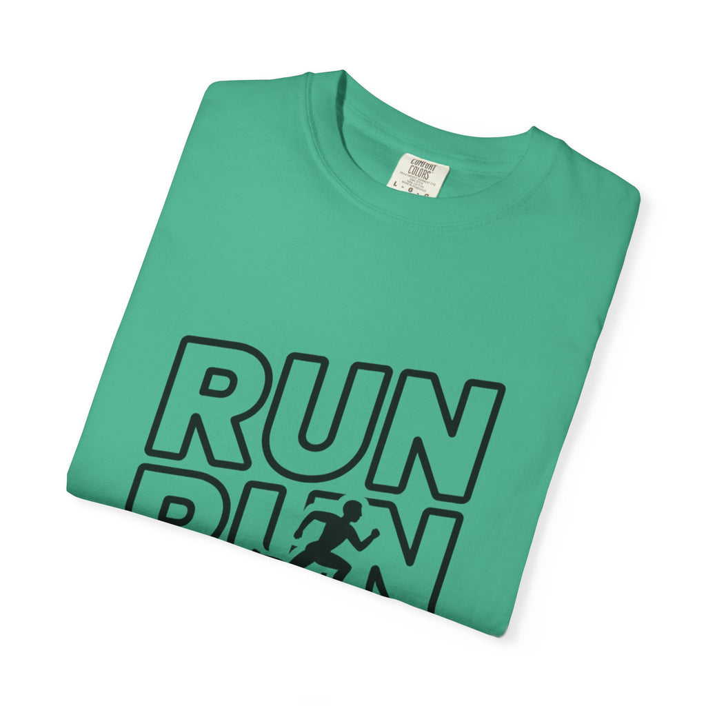 Run Run Run Typography T-Shirt