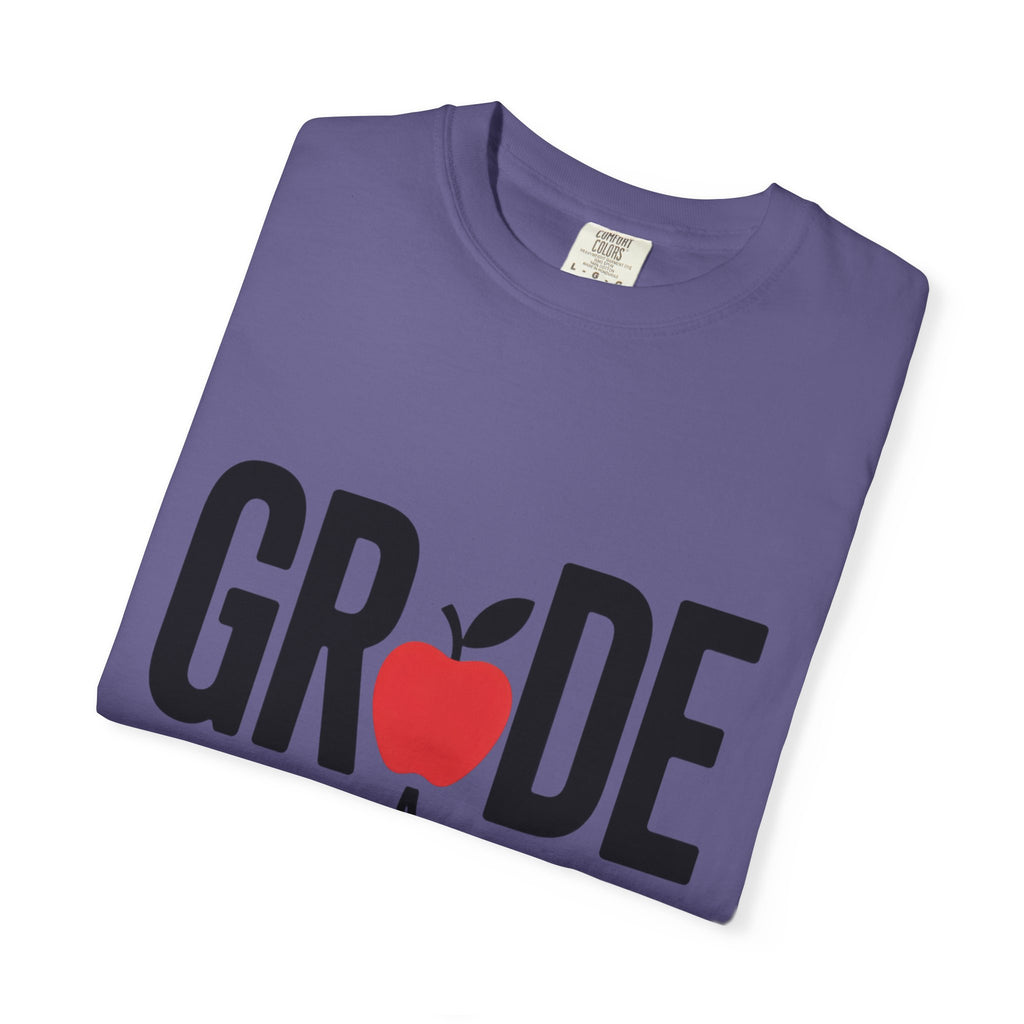 Grade A Teacher Shirt, Funny Apple Teacher T-Shirt, Cute Teacher Appreciation Gift, Back to School Tee for Teacher