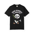 Send Bamboo Panda Shirt, Funny Panda T-Shirt, Cute Bamboo Snacks Tee, Panda Lover Gift, Cartoon Panda Graphic Shirt