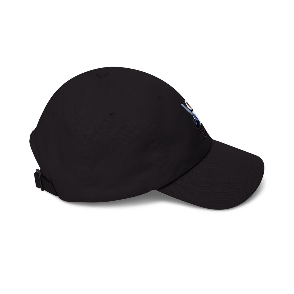 Funny Penguin Dad Hat, Pacifism Was Never An Option Cap, Sarcastic Penguin Embroidered Hat, Funny Animal Gift