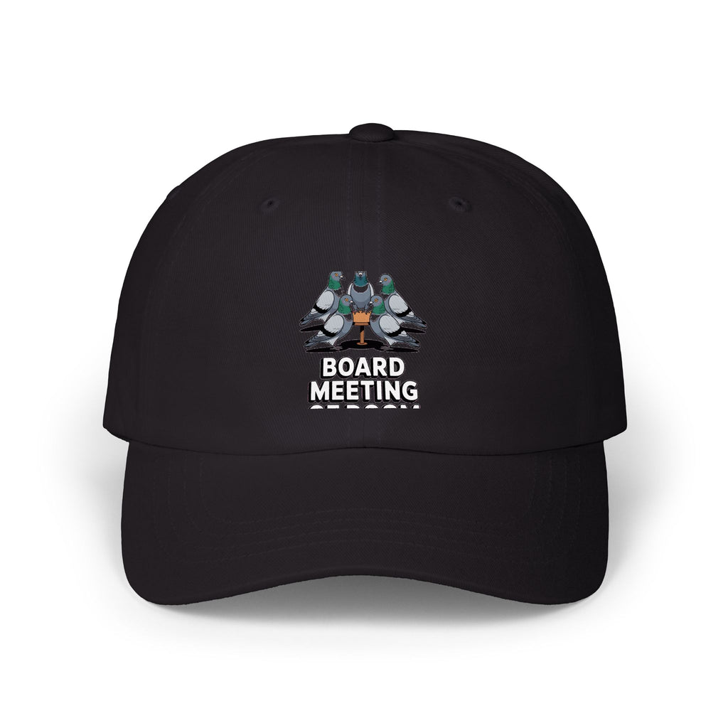 Board Meeting Of Doom Pigeons Dad Cap, Funny Pigeon Embroidered Hat, Office Humor Cap, Funny Bird Lover Gift, Unstructured 6-Panel Cap