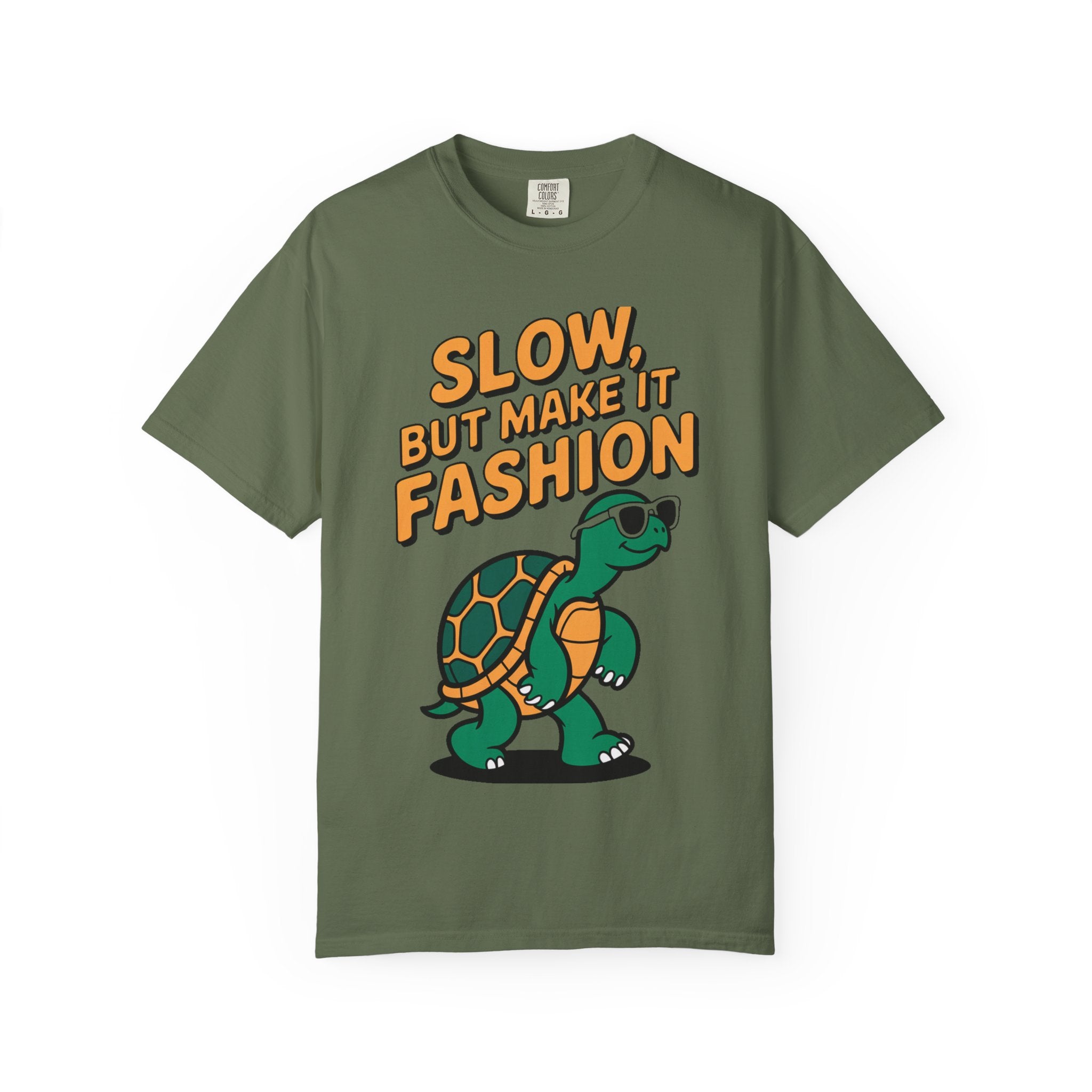 Slow But Fashion Turtle Shirt, Funny Turtle Sunglasses T-Shirt, Cute Turtle Lover Gift, Sarcastic Animal Tee