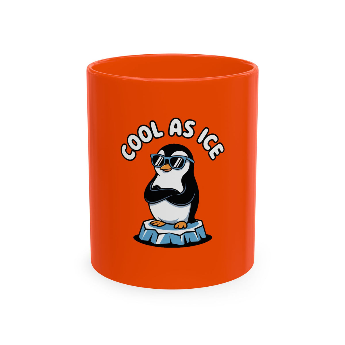Cool As Ice Penguin Mug, Funny Penguin Coffee Mug, Cute Sunglasses Penguin Gift, Cool Animal Ceramic Mug for Coffee Lovers