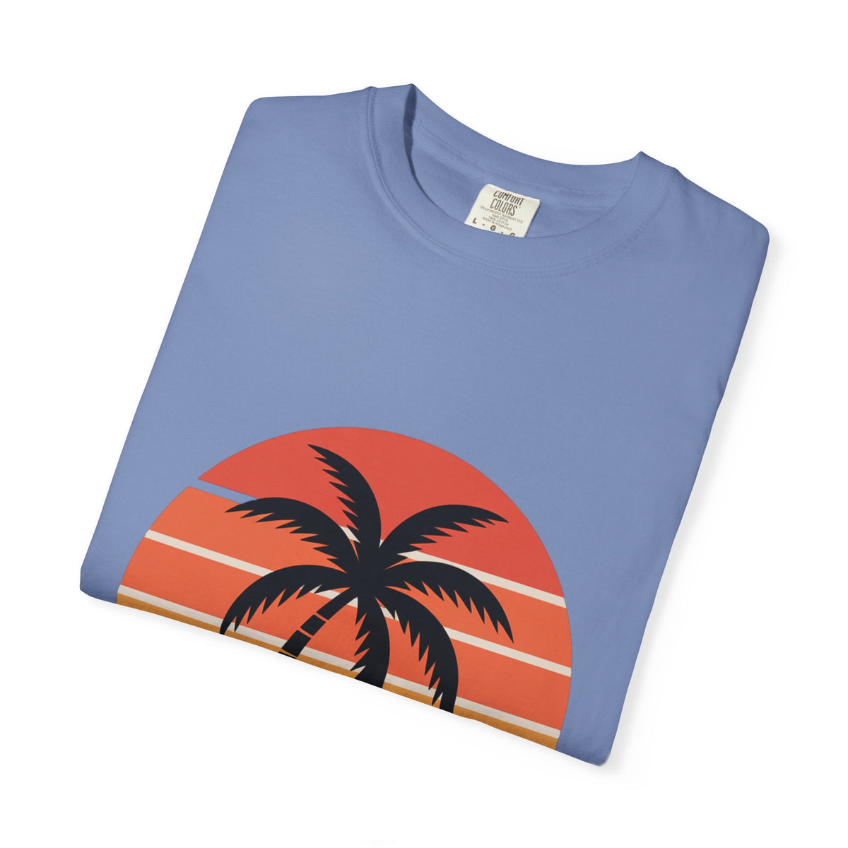 Salt Air Messy Hair Beach Shirt, Retro Sunset Badge T-Shirt, Vintage Palm Tree Wave Tee, Summer Vacation Gift