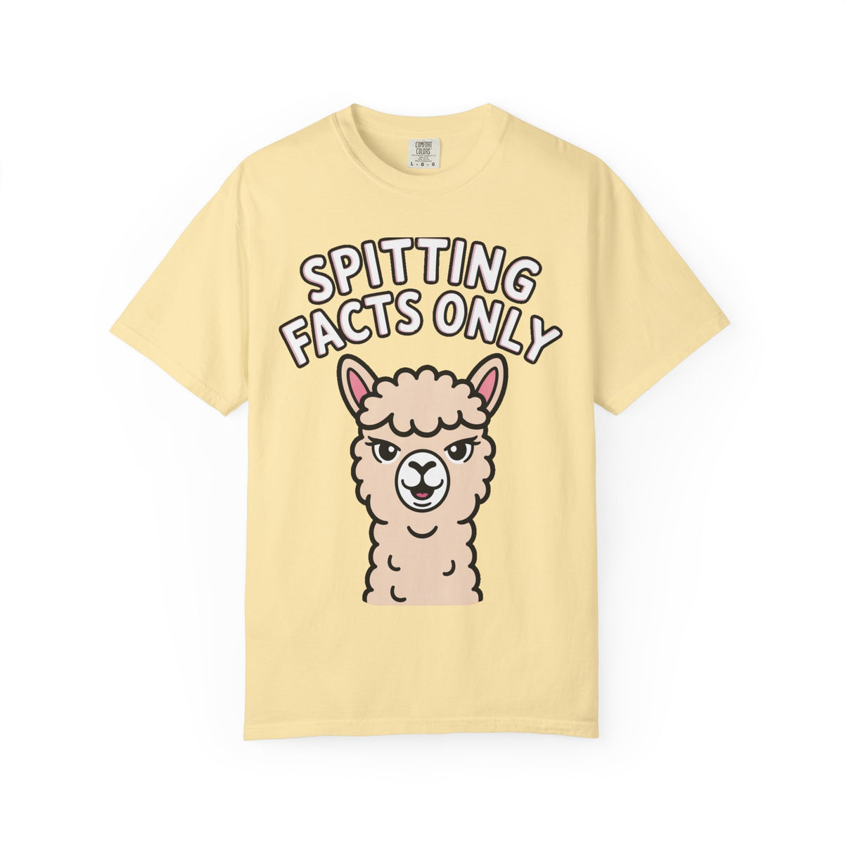 Funny Alpaca Shirt, Spitting Facts Only T-Shirt, Sassy Alpaca Tee, Cute Alpaca Lover Gift, Funny Animal Graphic Shirt