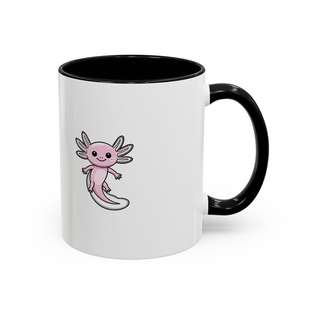 Cute Axolotl Mug, Smiling Axolotl Coffee Cup, Kawaii Axolotl Gift, Cute Animal Lover Mug, Aquatic Pet Mug for Her