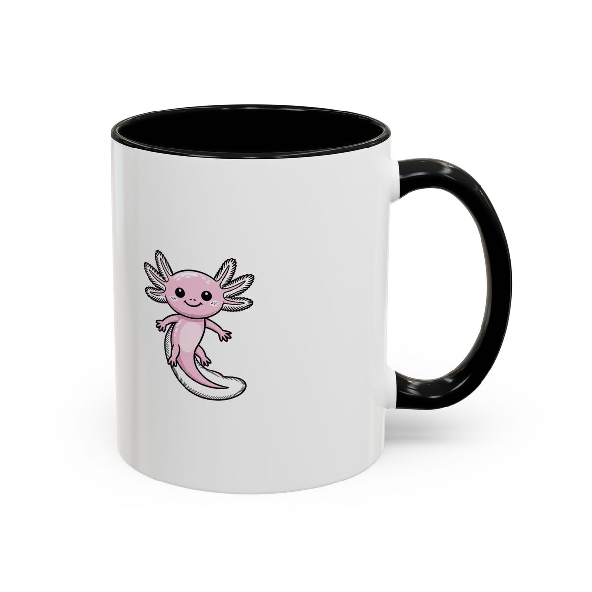 Cute Axolotl Mug, Smiling Axolotl Coffee Cup, Kawaii Axolotl Gift, Cute Animal Lover Mug, Aquatic Pet Mug for Her