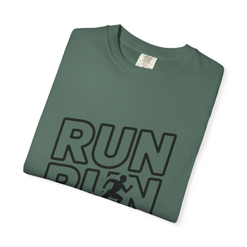 Run Run Run Typography T-Shirt