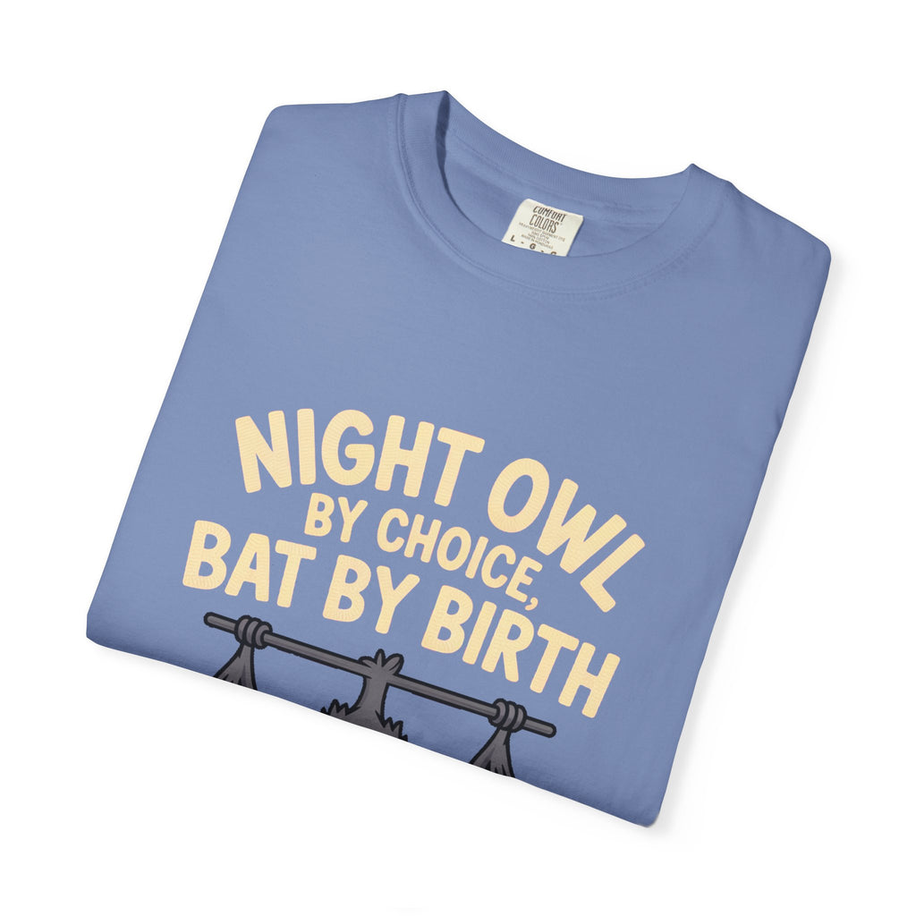 Night Owl By Choice Bat Shirt, Funny Bat T-Shirt, Cute Bat Wearing Sunglasses Tee, Halloween Gift for Night Owls