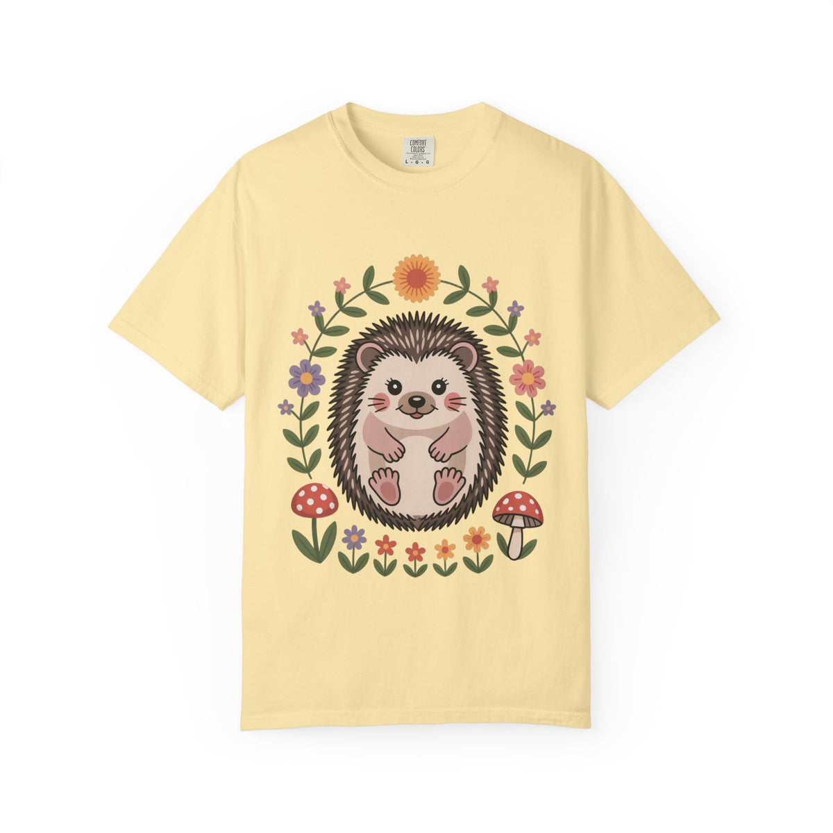 Floral Hedgehog T-Shirt