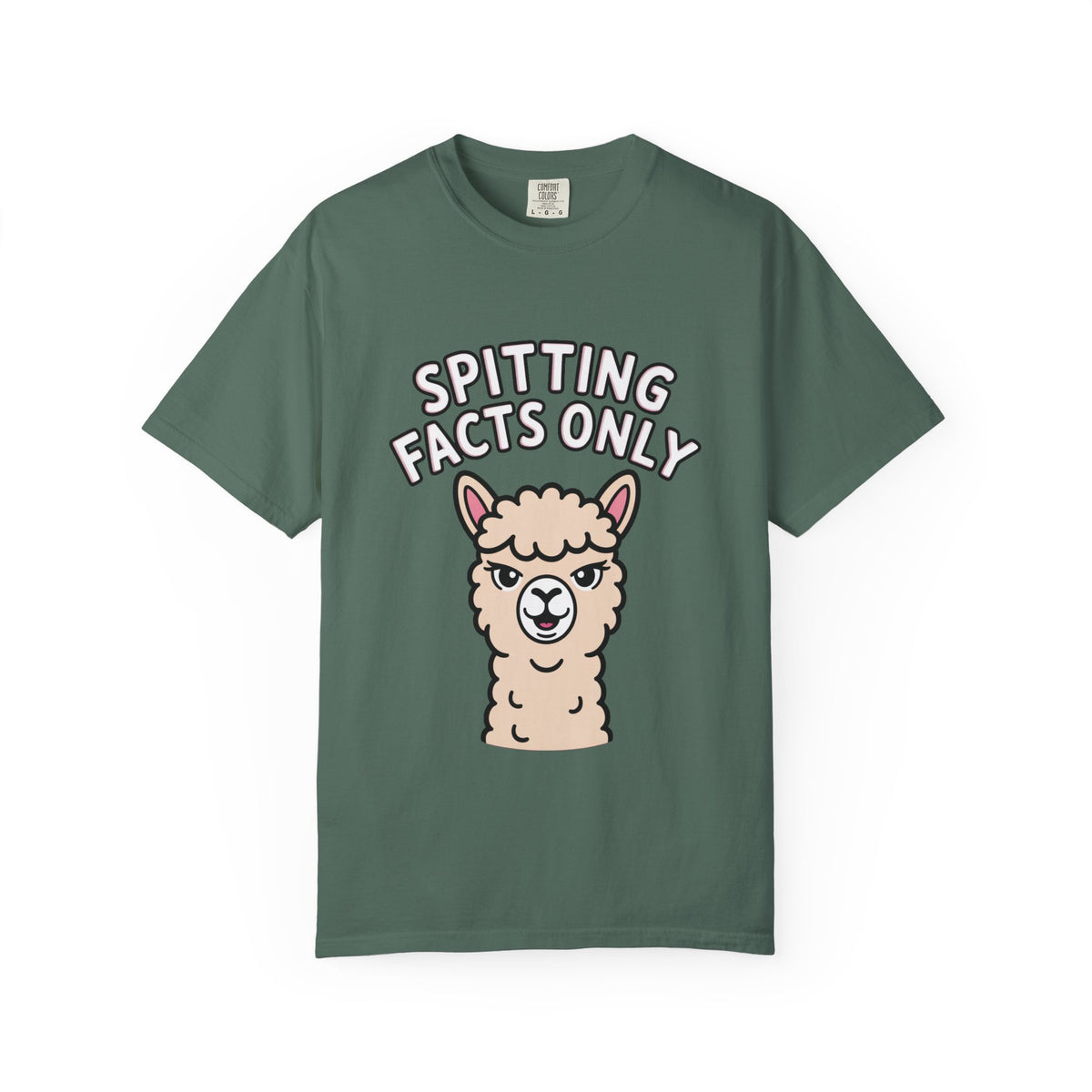 Funny Alpaca Shirt, Spitting Facts Only T-Shirt, Sassy Alpaca Tee, Cute Alpaca Lover Gift, Funny Animal Graphic Shirt