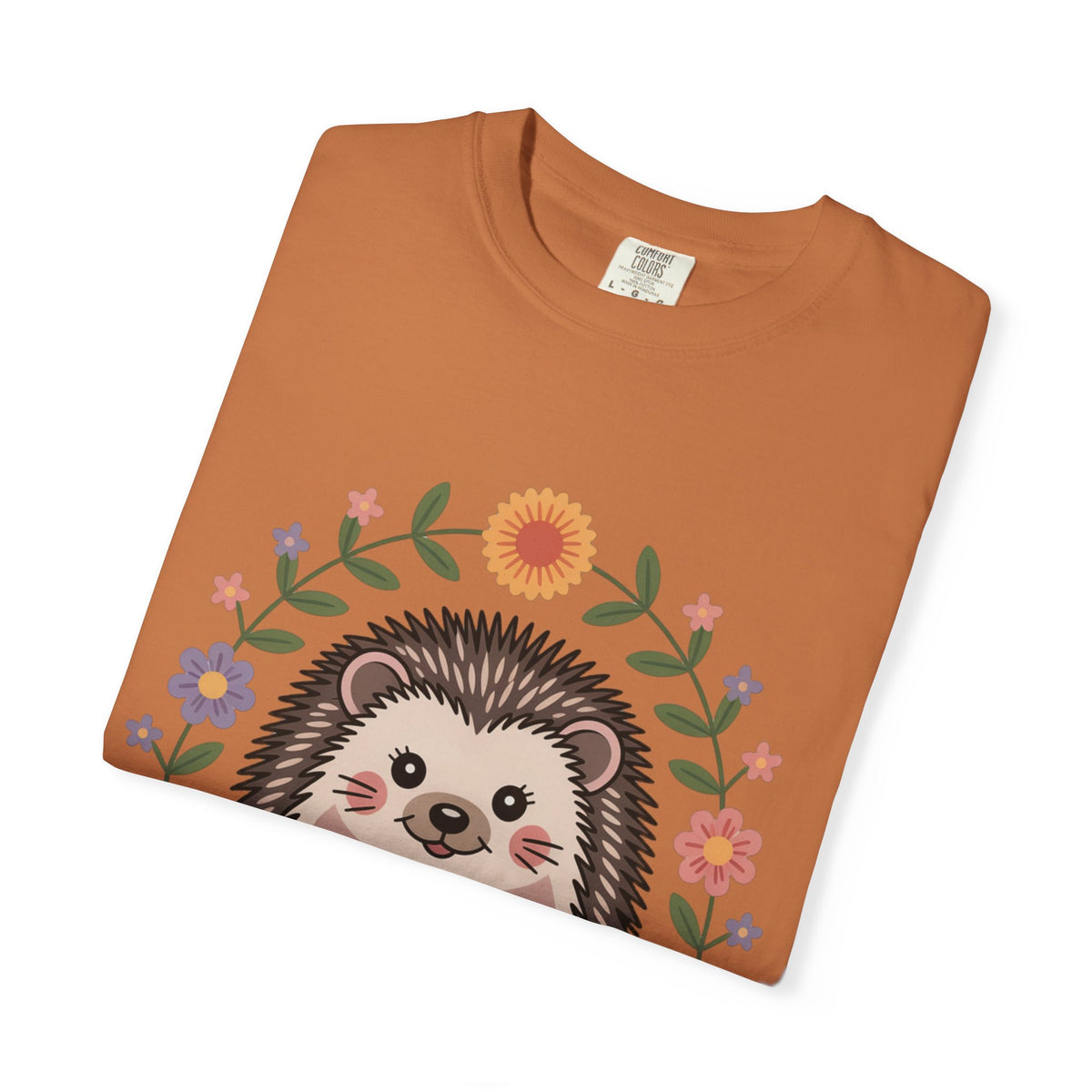 Floral Hedgehog T-Shirt