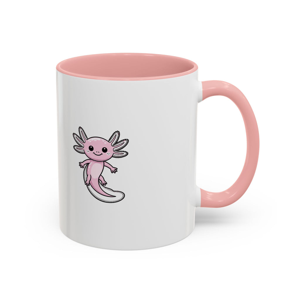 Cute Axolotl Mug, Smiling Axolotl Coffee Cup, Kawaii Axolotl Gift, Cute Animal Lover Mug, Aquatic Pet Mug for Her