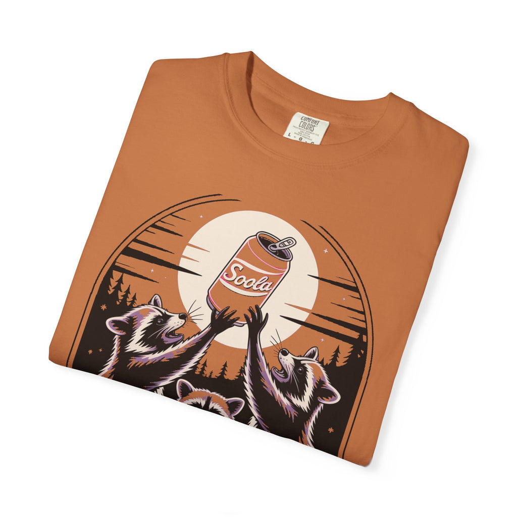 Thirsty For Adventure Raccoons Shirt, Funny Vintage Raccoon T-Shirt, Retro Soda Poster Tee, Camping Gift